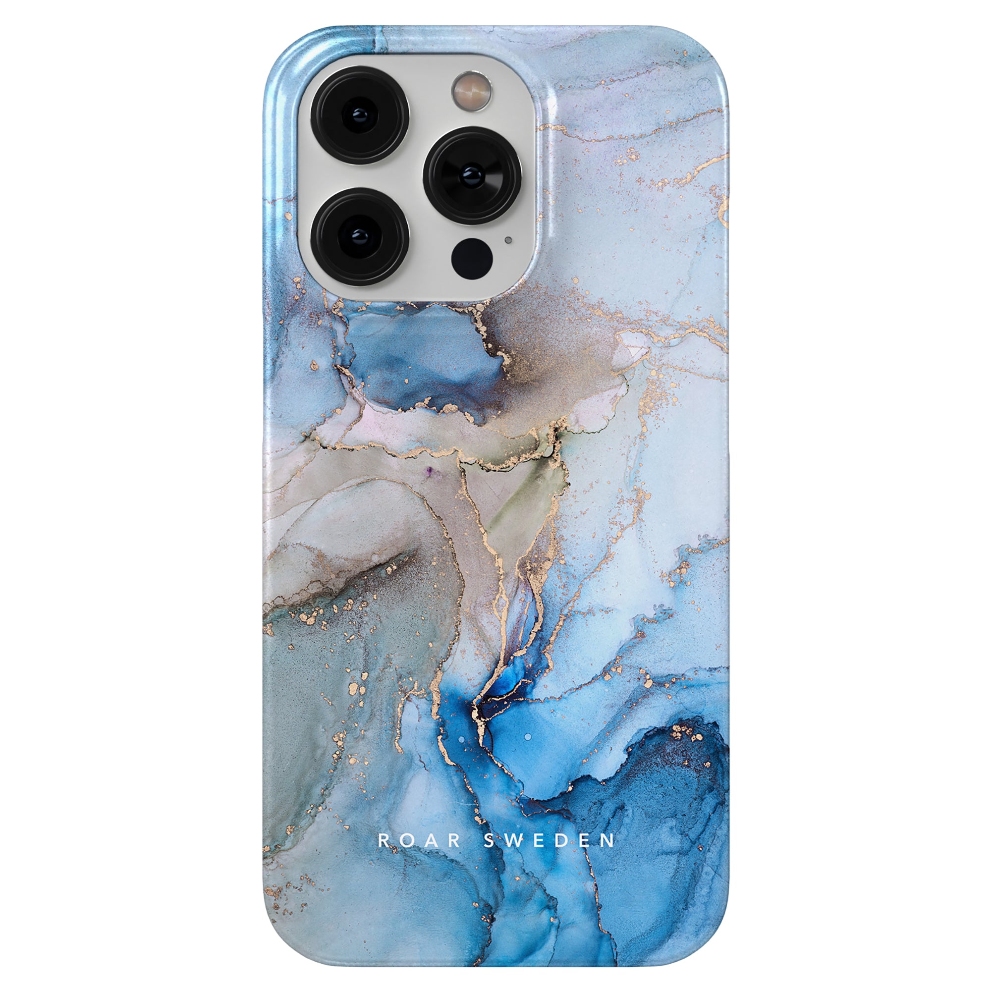 Ett blå marmor Waves - Slim Case för iPhone 11 Pro.