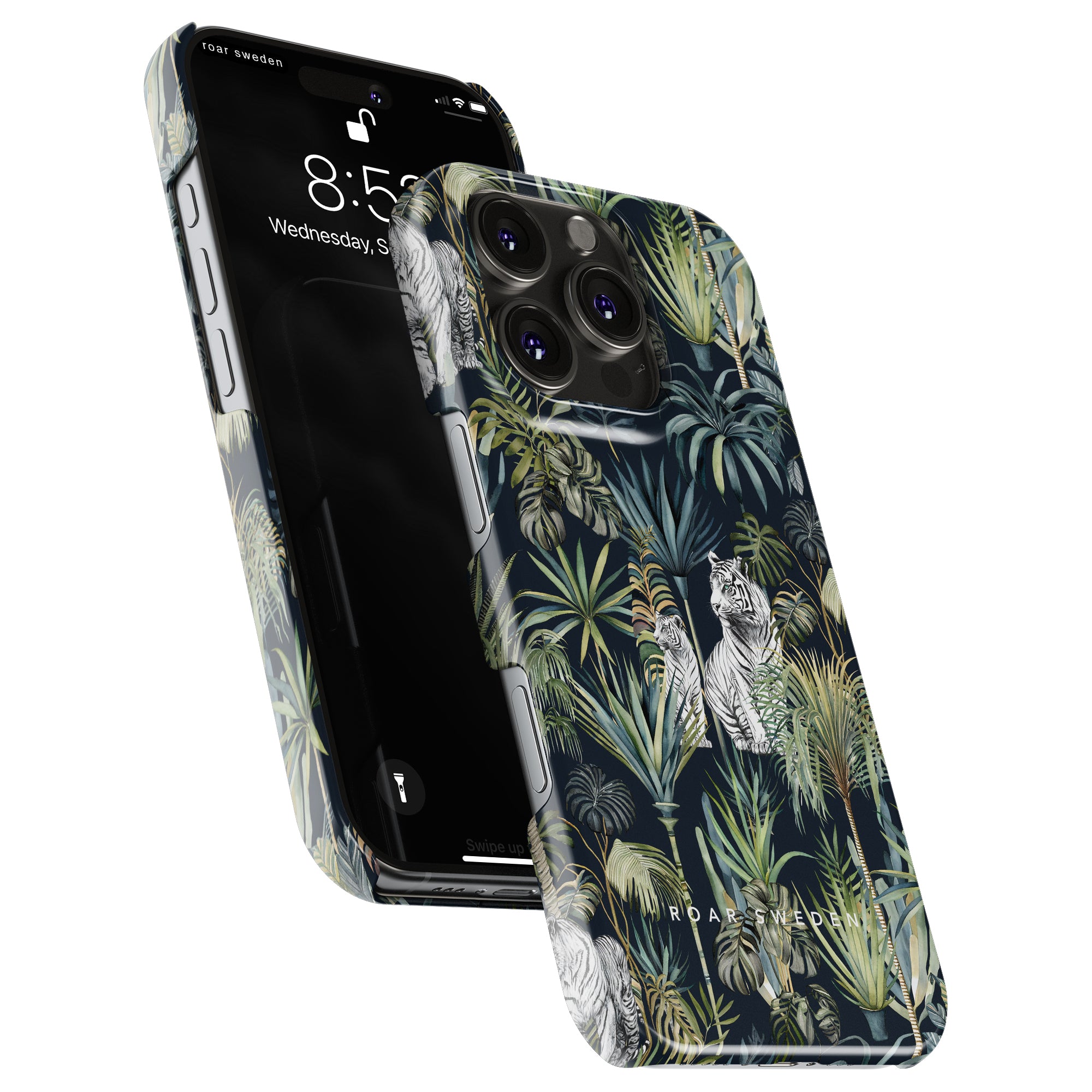 Tiger Slim mobilskal – White Tiger