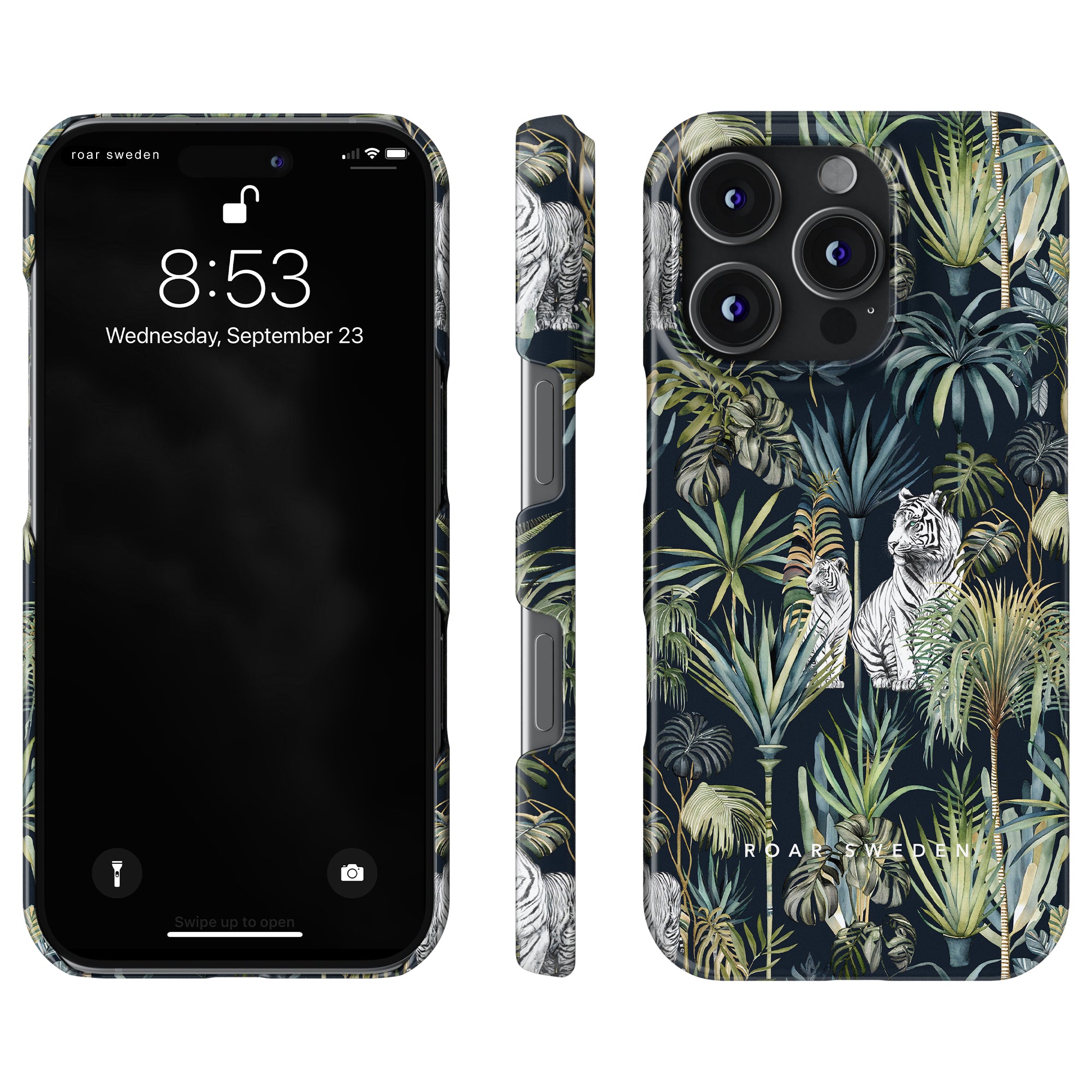 Tiger Slim mobilskal – White Tiger