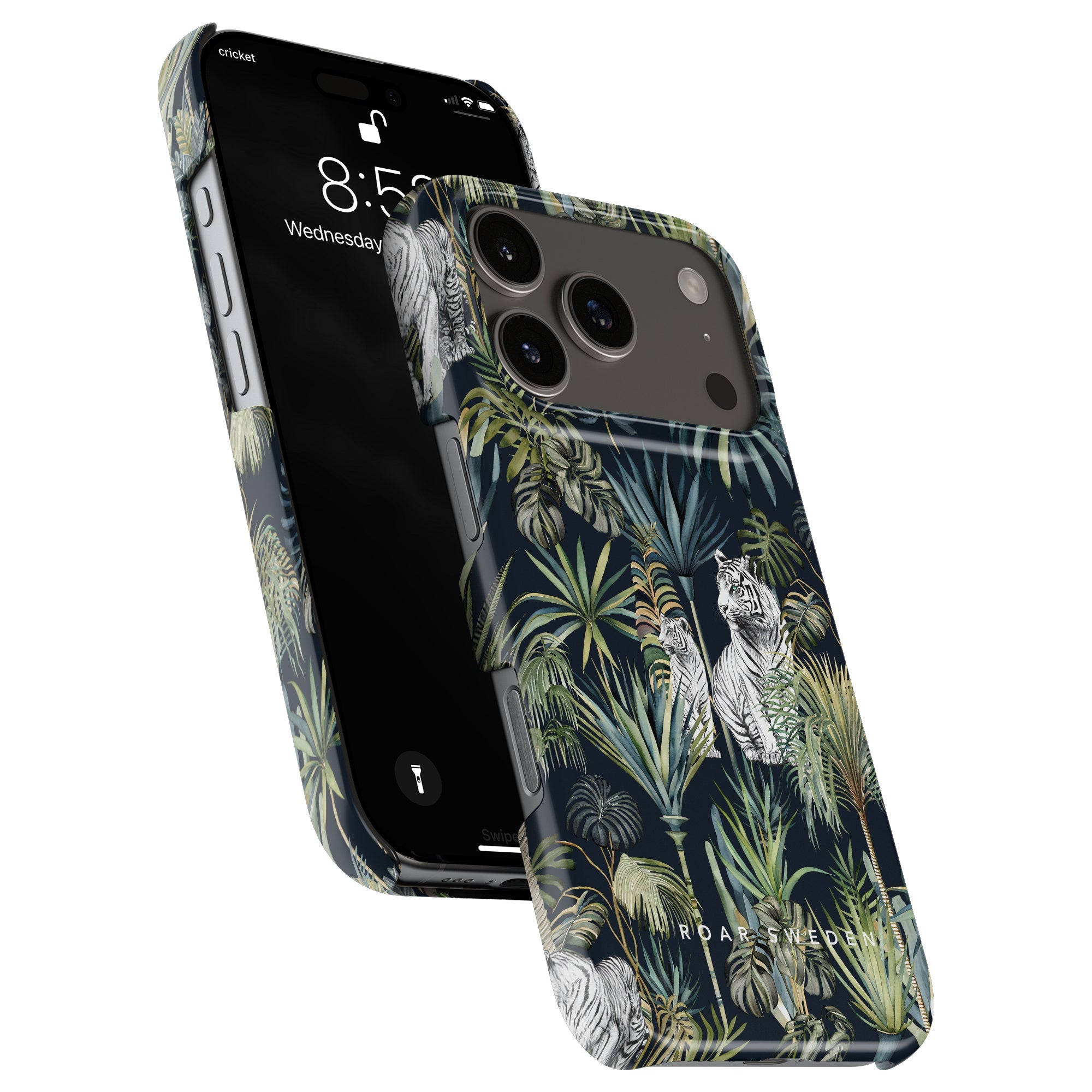 Tiger Slim mobilskal – White Tiger