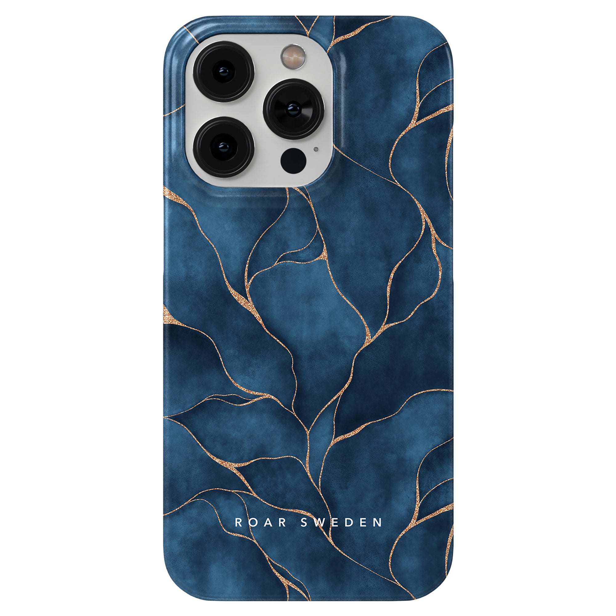 A Yggdrasil slim case adorned with gold leaves, inspired by the mythical Yggdrasil, perfect for your smartphone.