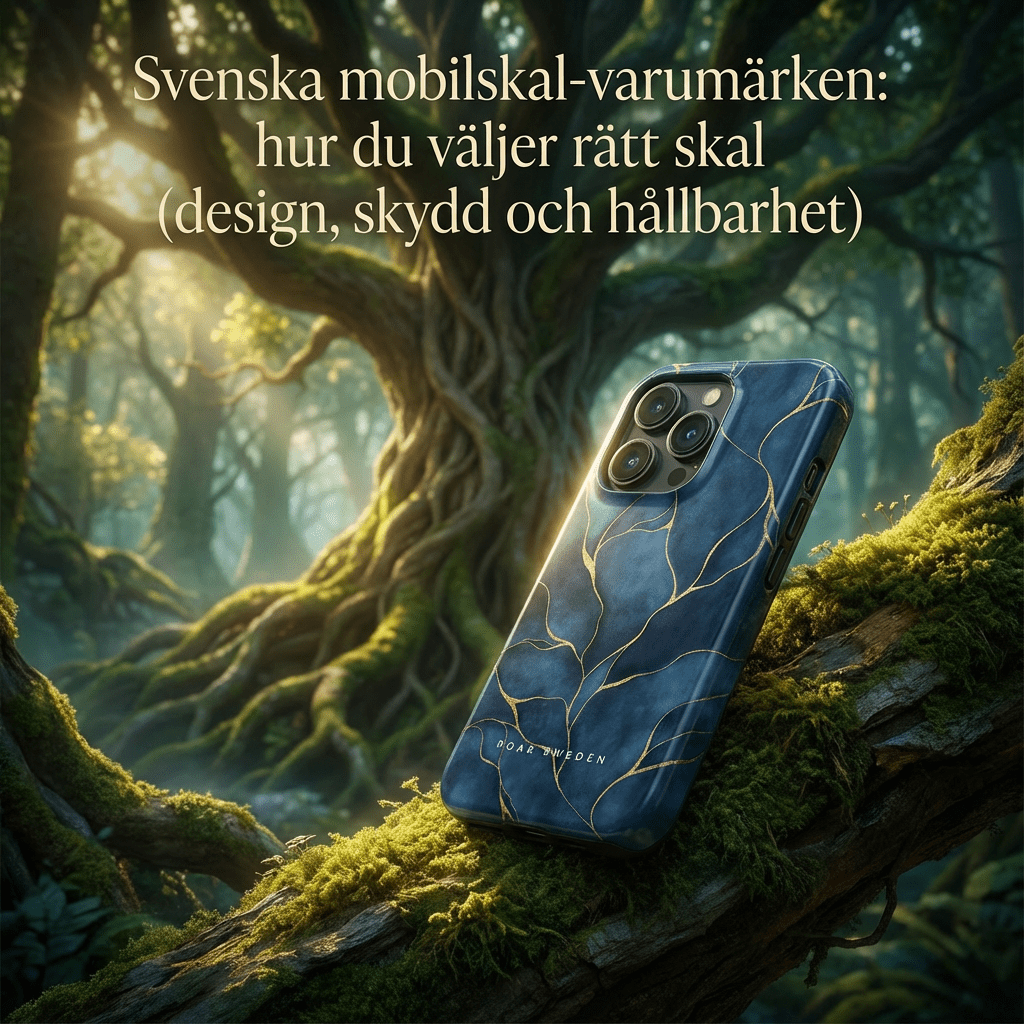 Svenska mobilskal-varumärken: hur du väljer rätt skal (design, skydd och hållbarhet) - Roar Sweden