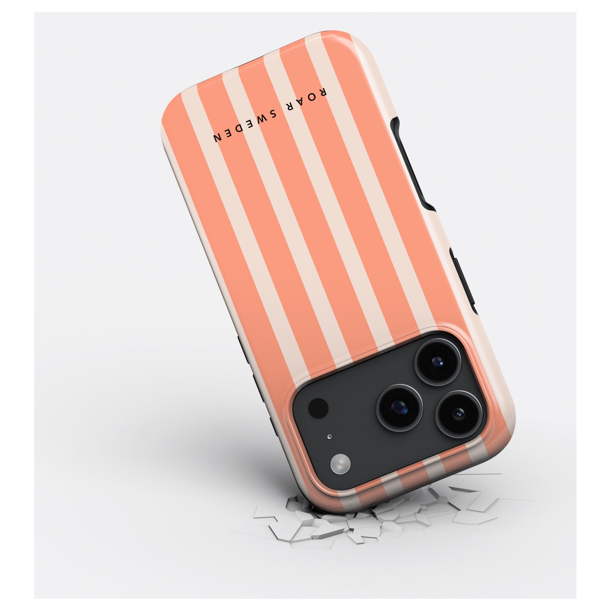 Apricot Stripes - Magsafe Tough Case - Roar Sweden