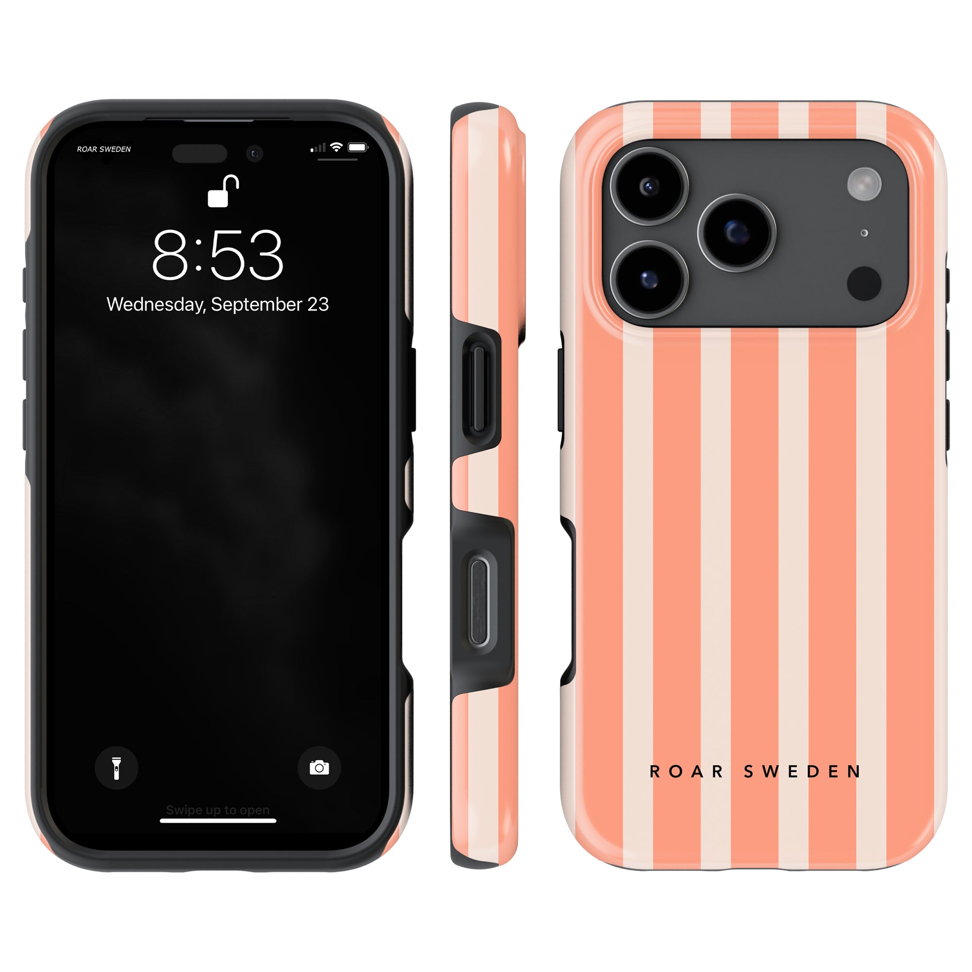 Apricot Stripes - Tough Case - Roar Sweden