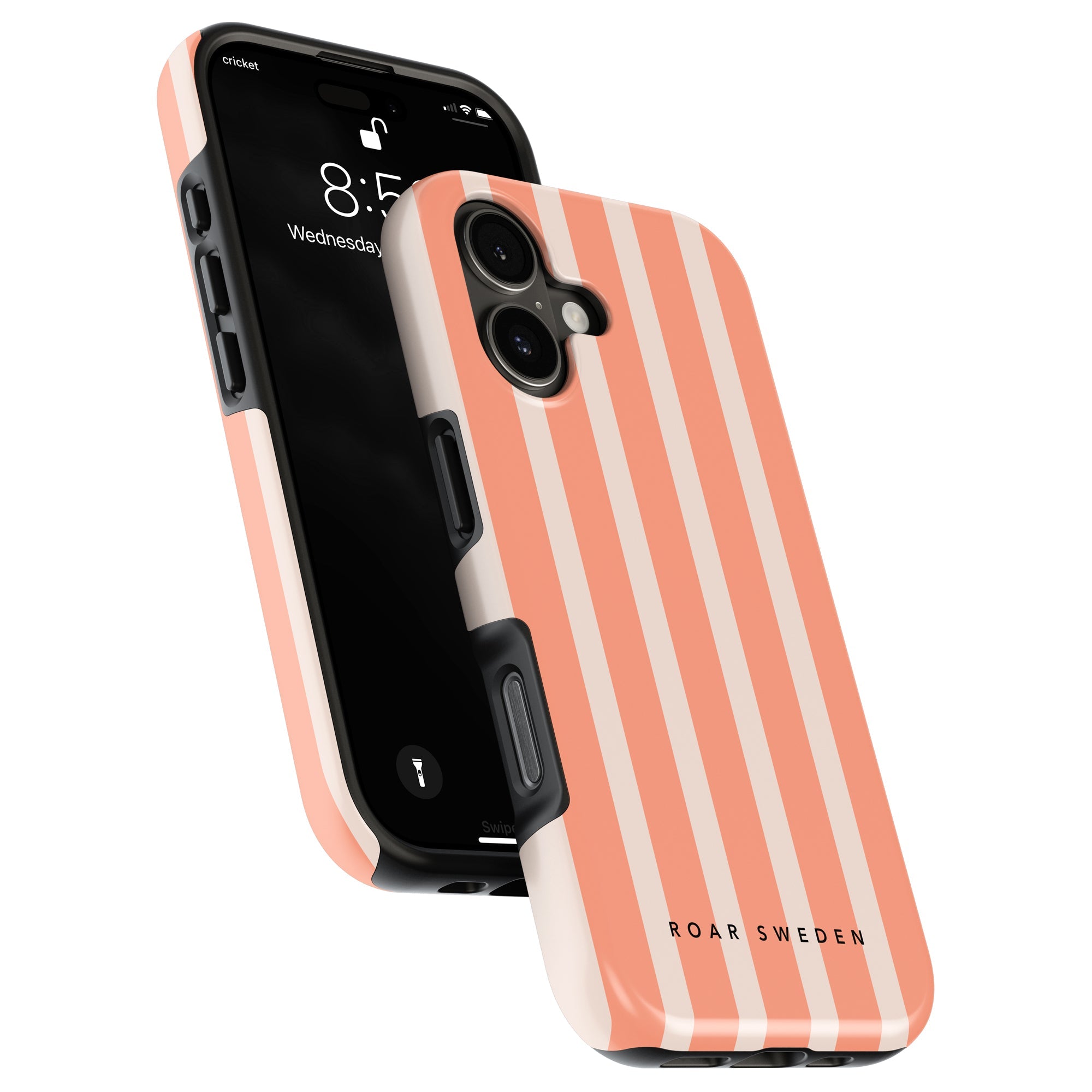 Apricot Stripes - Tough Case - Roar Sweden