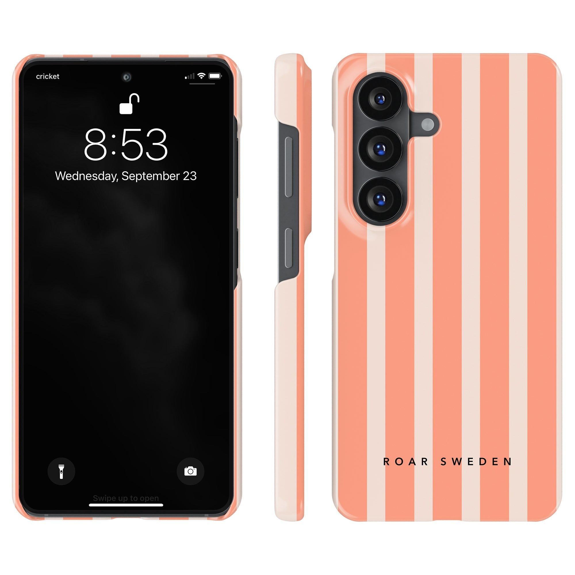 Apricot Stripes - Slim case - Roar Sweden