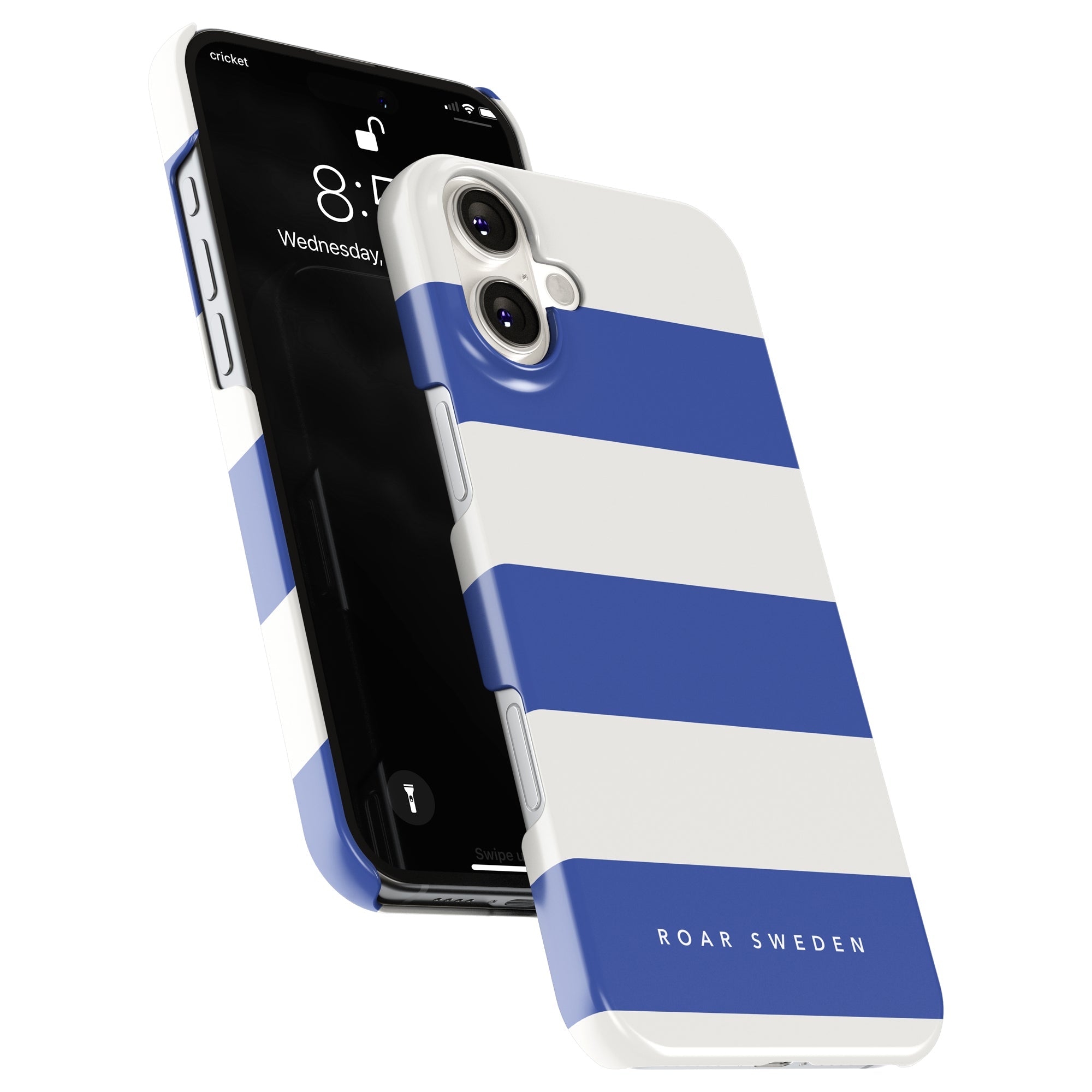 Slim mobilskal – Arctic Stripes