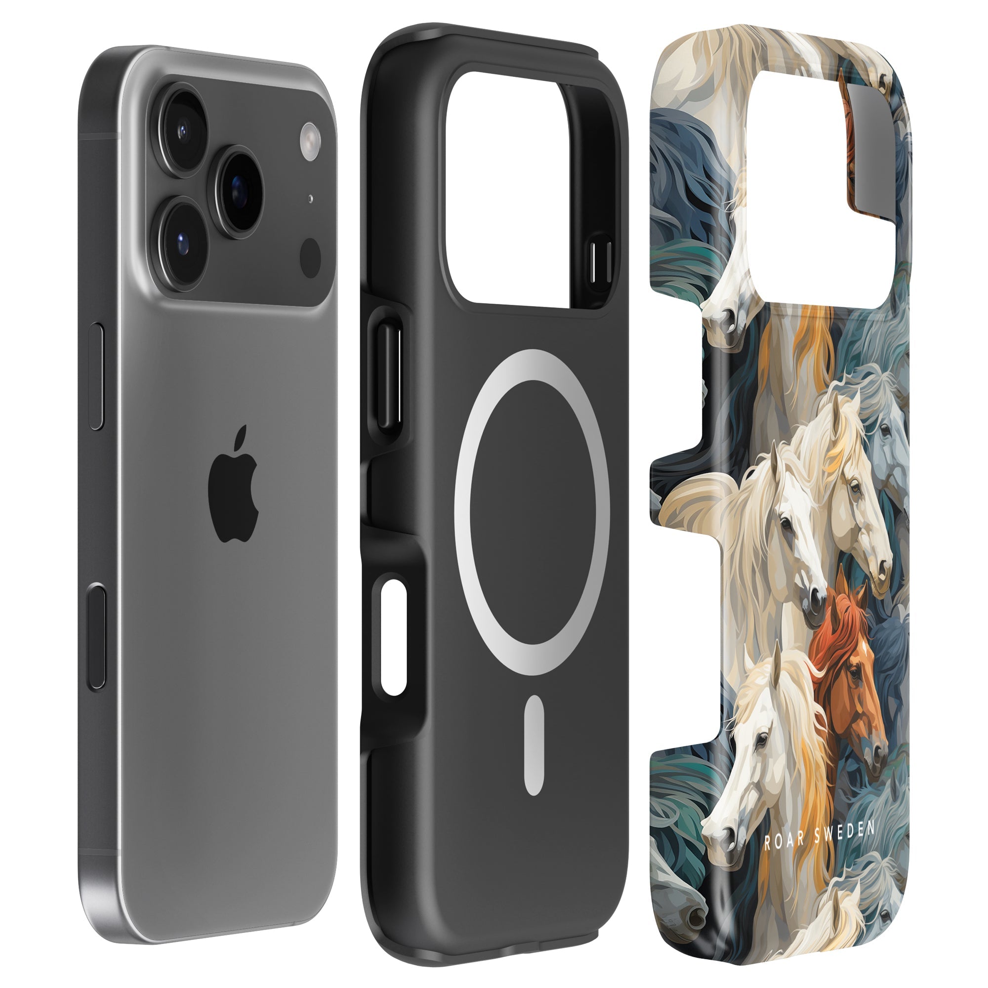 Plaid Horse MagSafe mobilskal – Artsy Horses