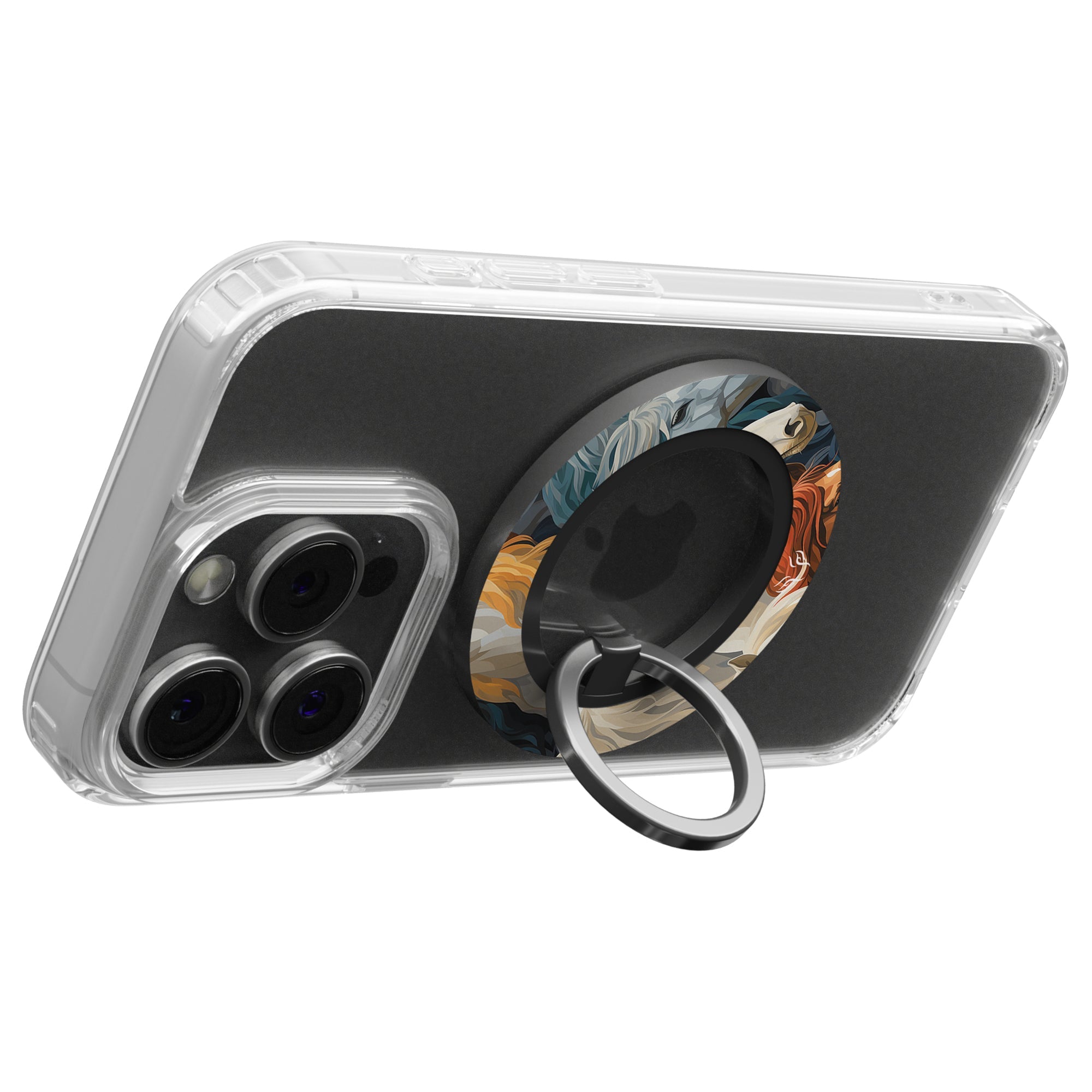 Artsy Horses - Magnetring – magnetring för mobil