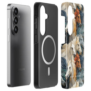 Artsy Horses - Magnetic Tough Phone Case