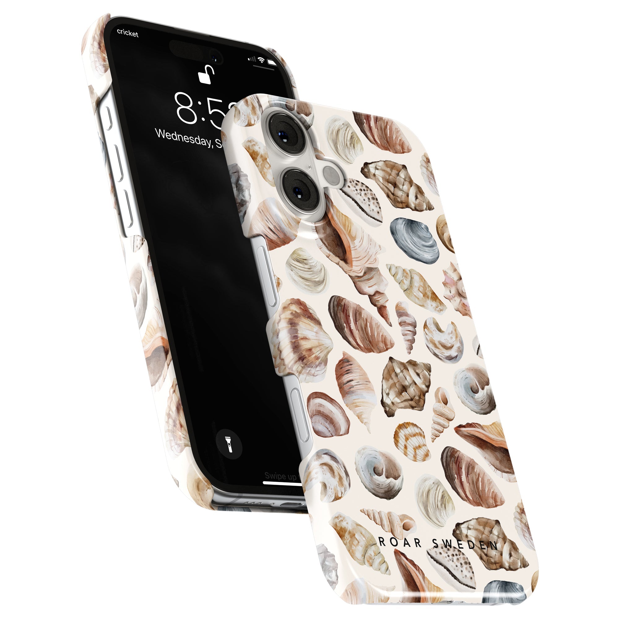 Slim mobilskal – Beach Shells