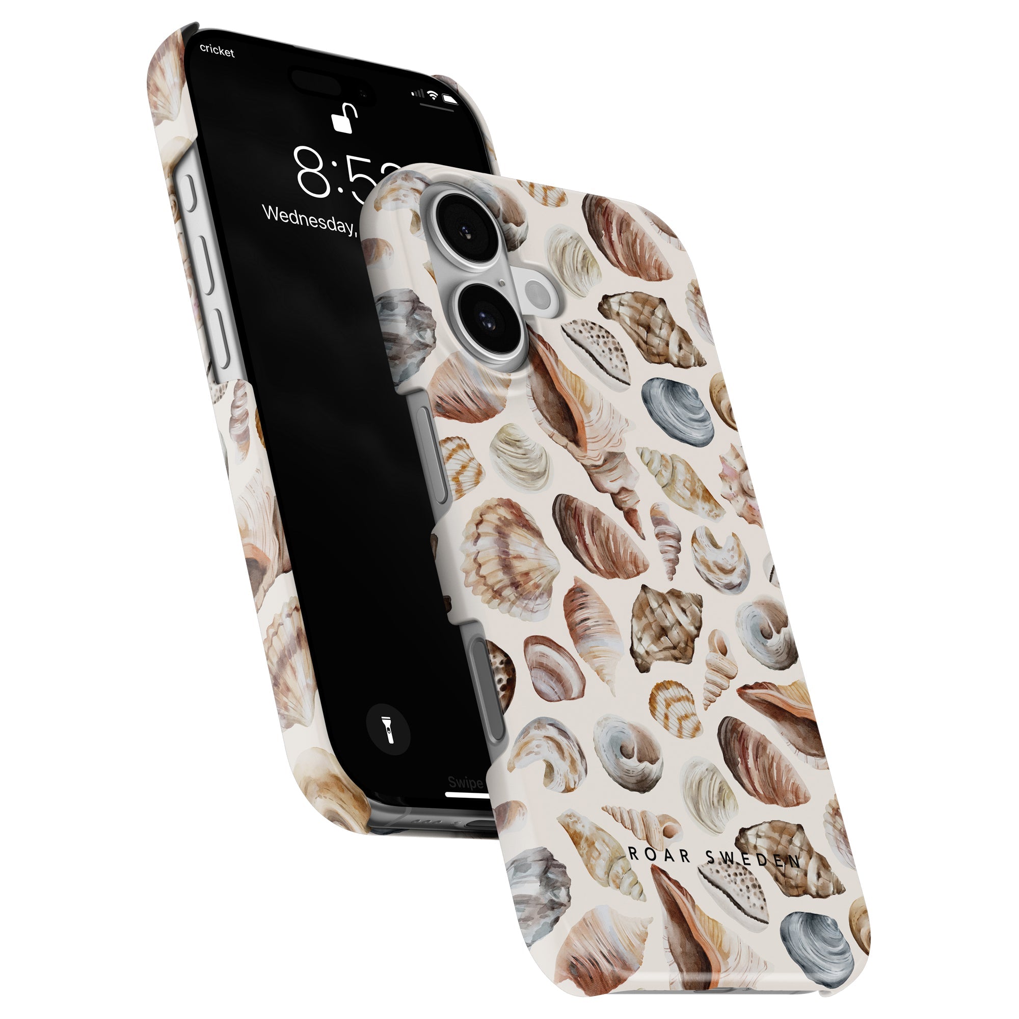 Slim mobilskal – Beach Shells