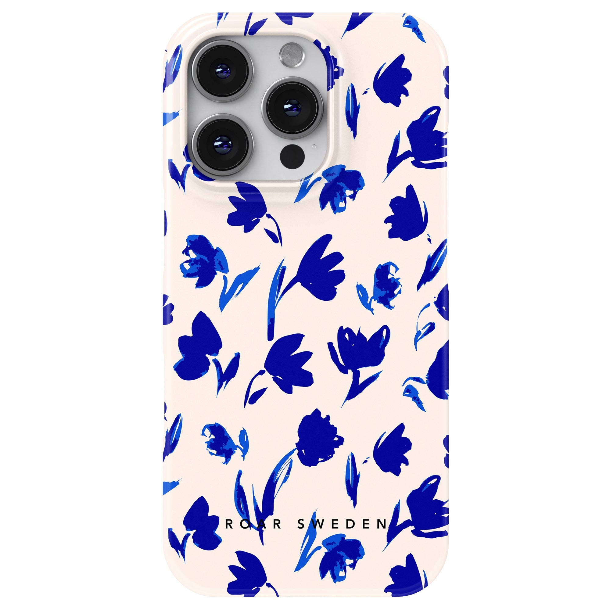 Slim mobilskal – Blue Flowers
