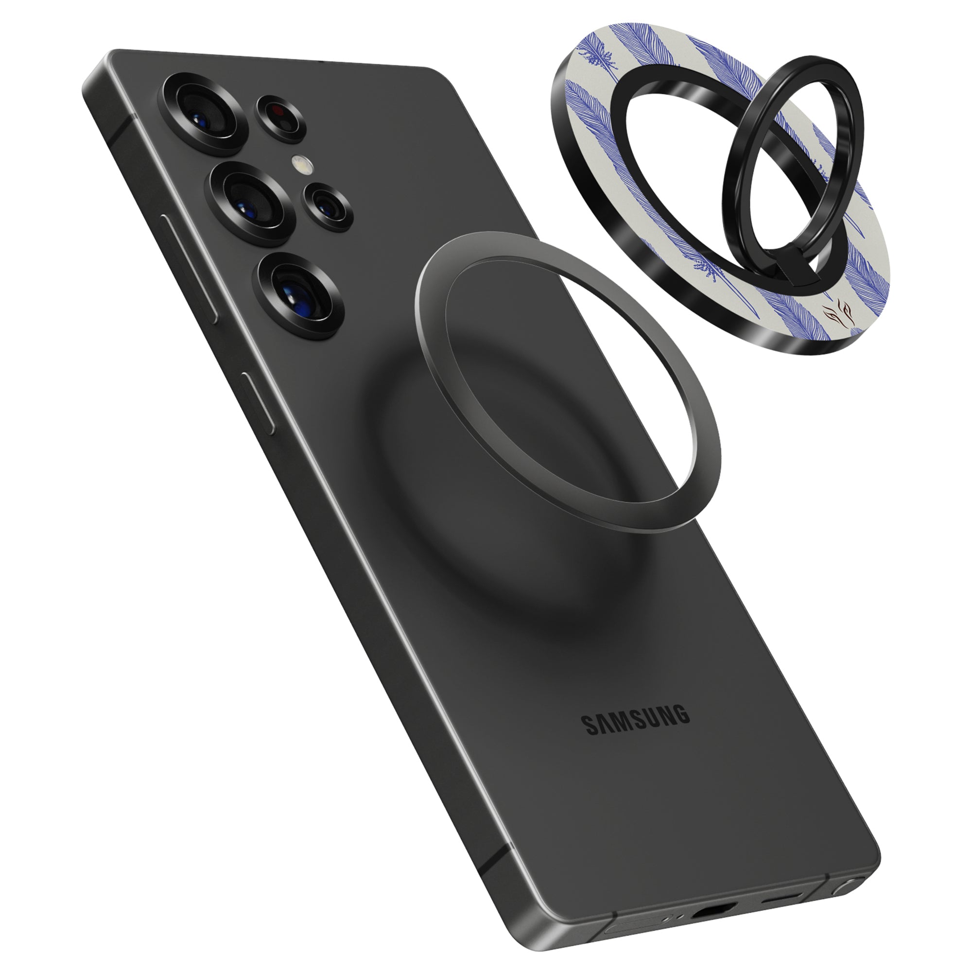 Blue Feathers - Mobilring - Roar Sweden