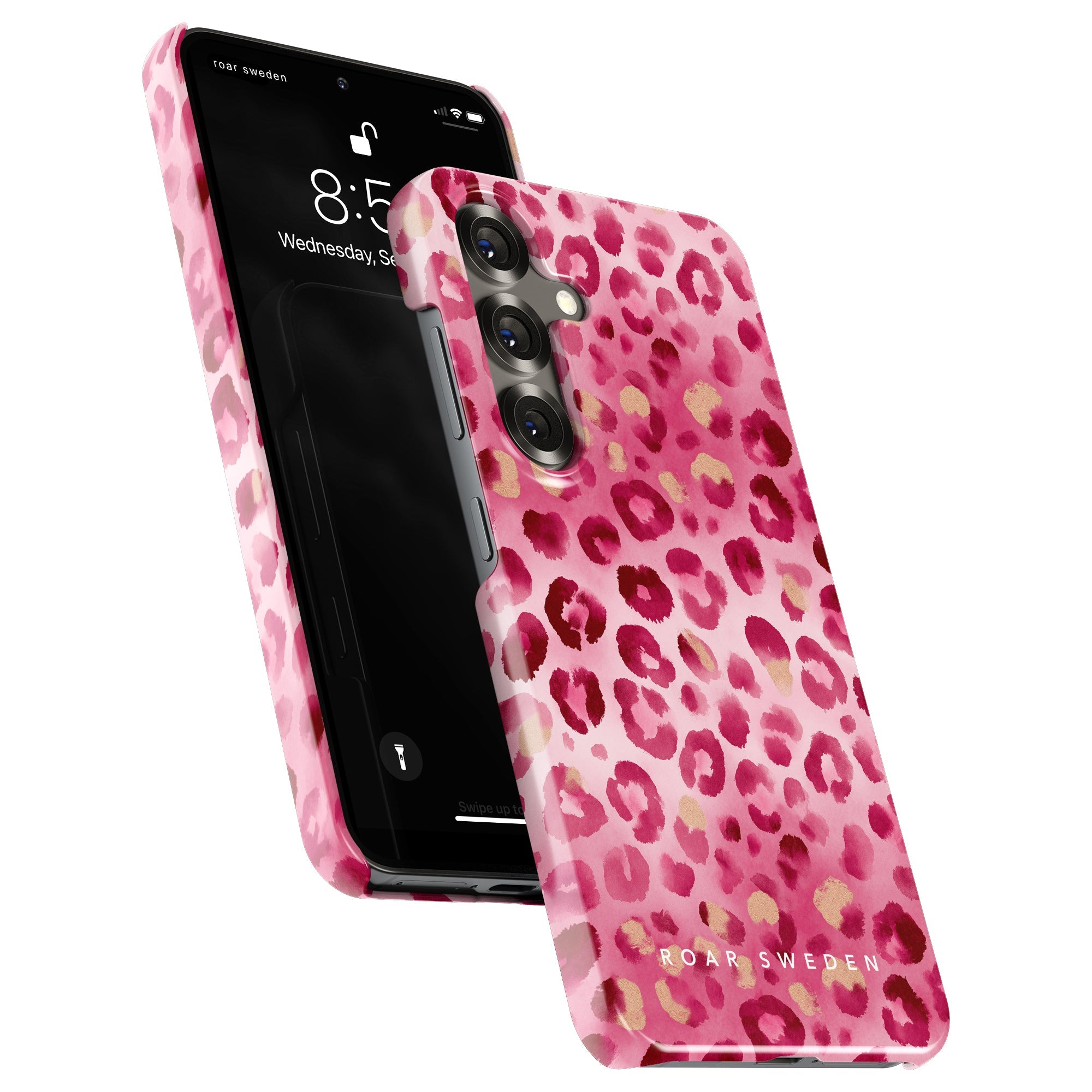 Slim mobilskal – Blush Leopard