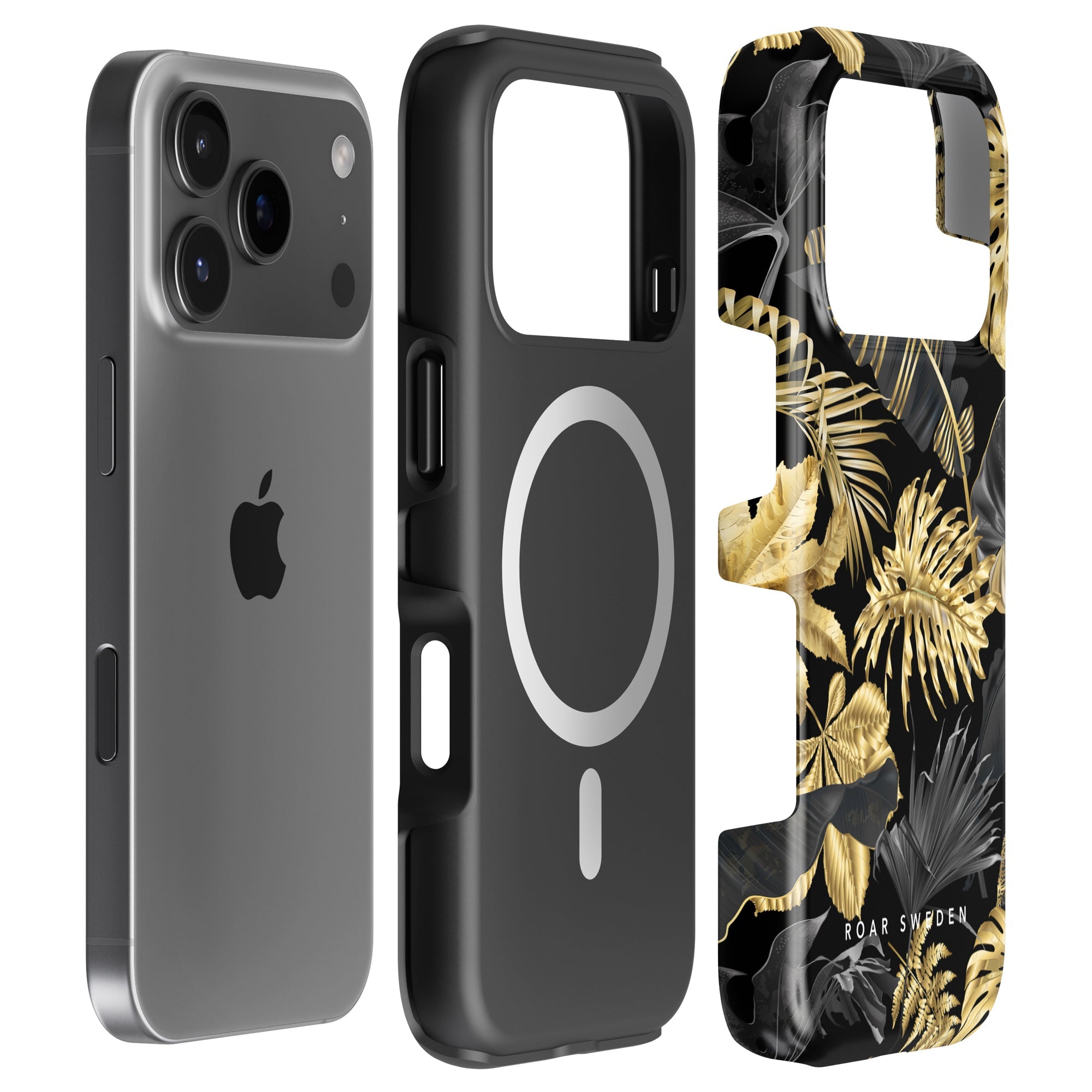 MagSafe mobilskal – Botanic Gold