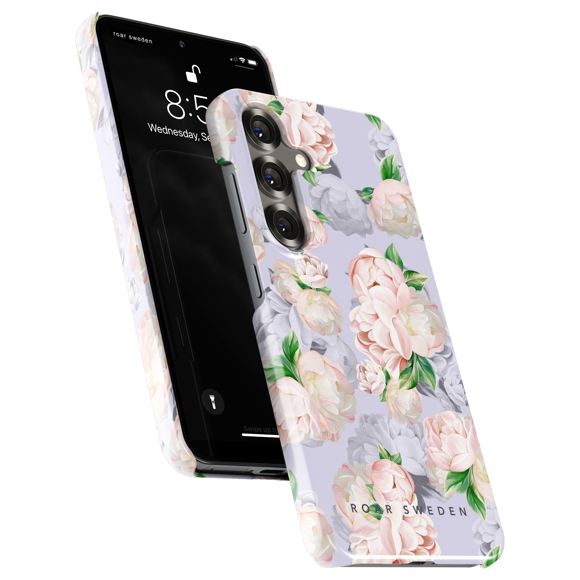 Slim mobilskal – Bright Peonies