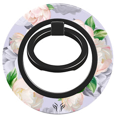 Bright Peonies - Magnetring – magnetring för mobil