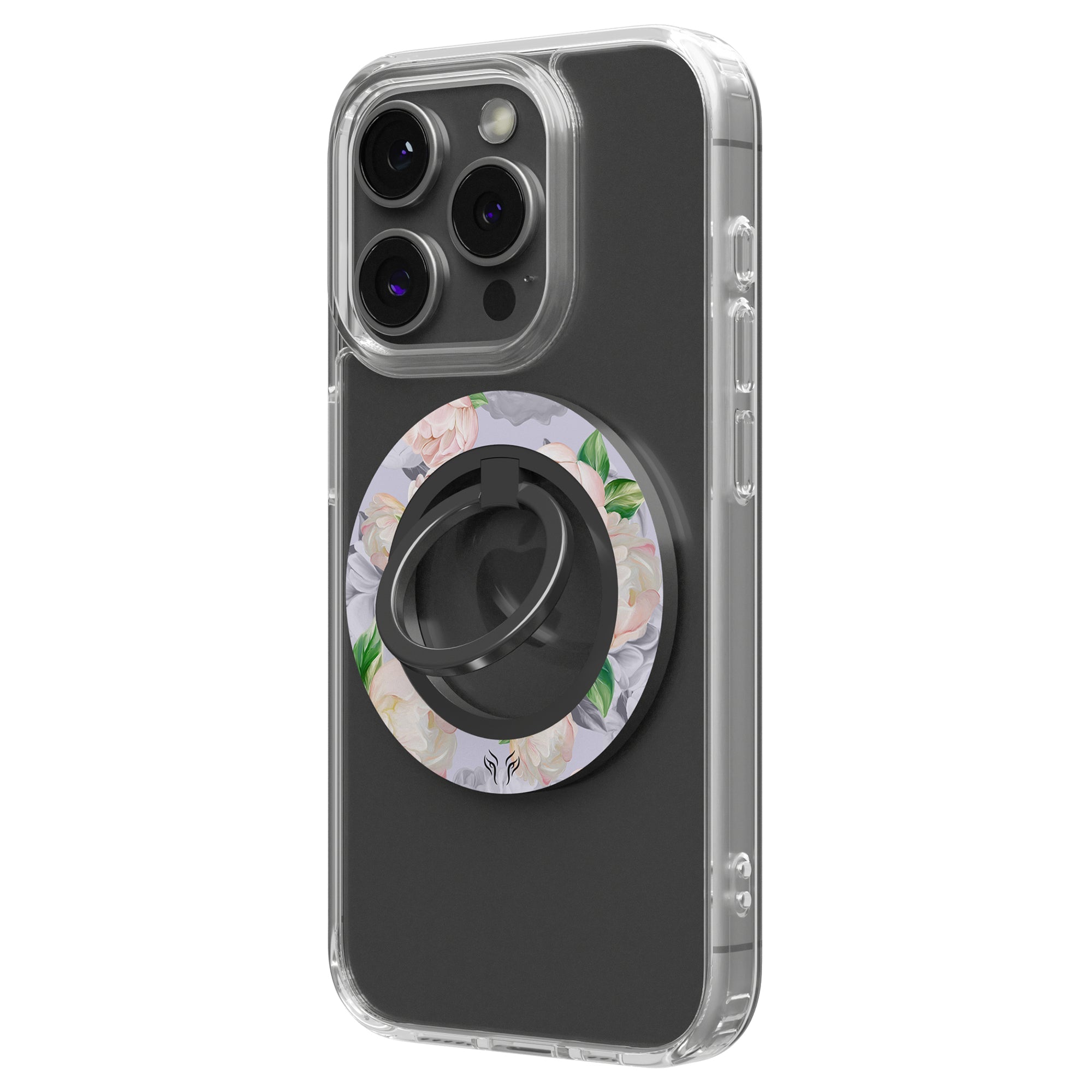 Bright Peonies - Magnetring – magnetring för mobil