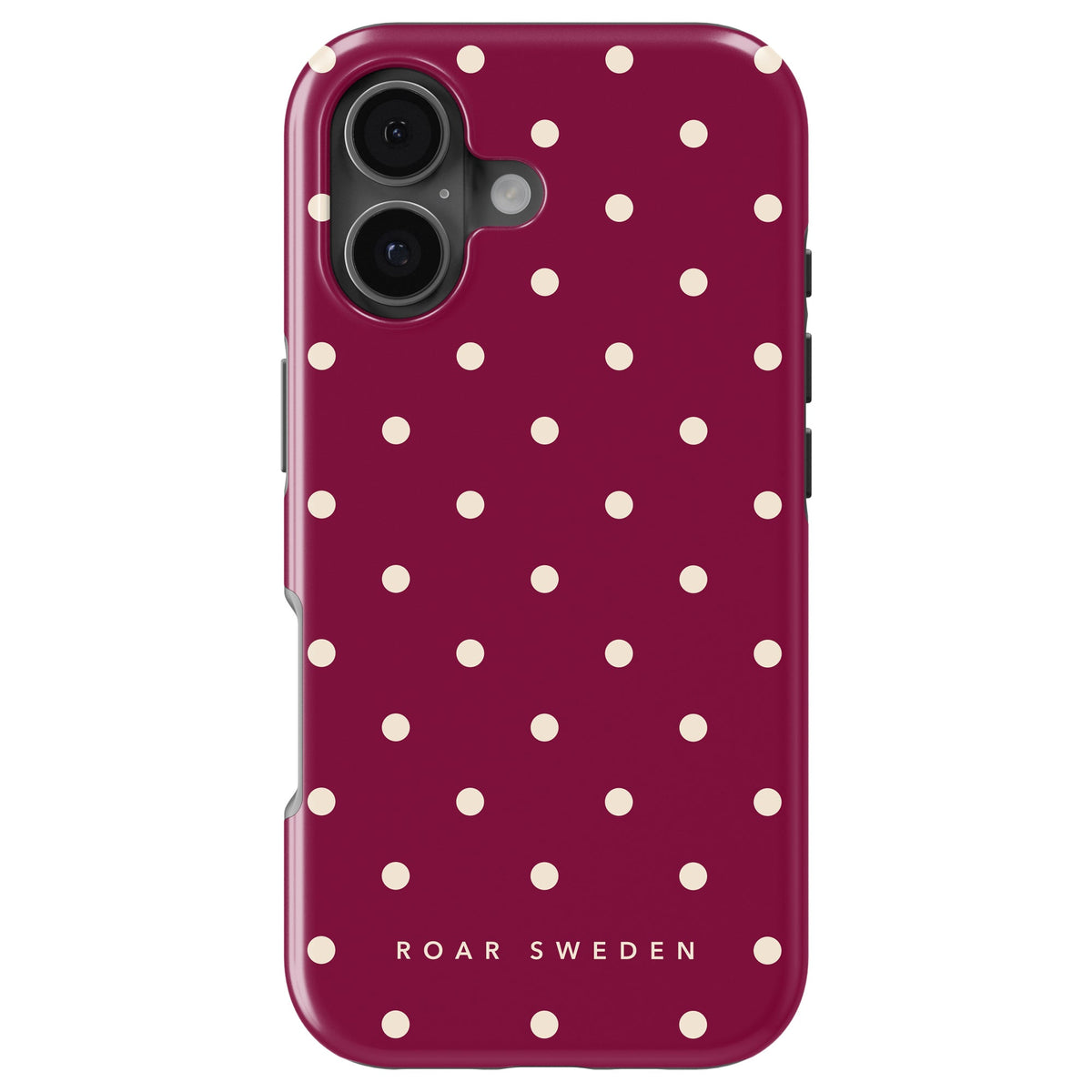 Burgundy Dots - Tough Case