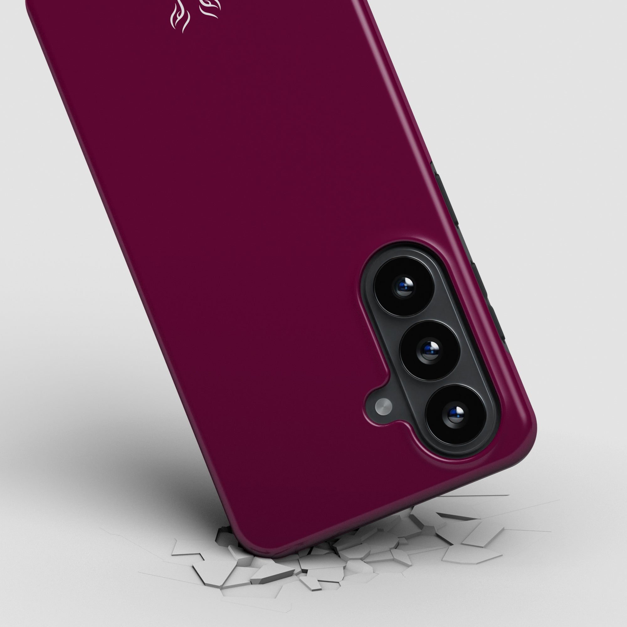 Burgundy - Magnetic Tough Phone Case