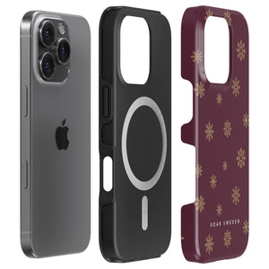 Burgundy Snowflake - Magsafe Tough Case