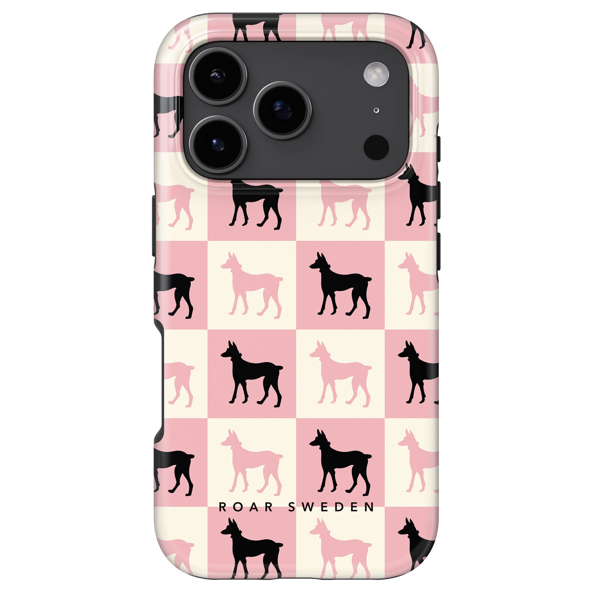 MagSafe mobilskal – Chequer Doberman