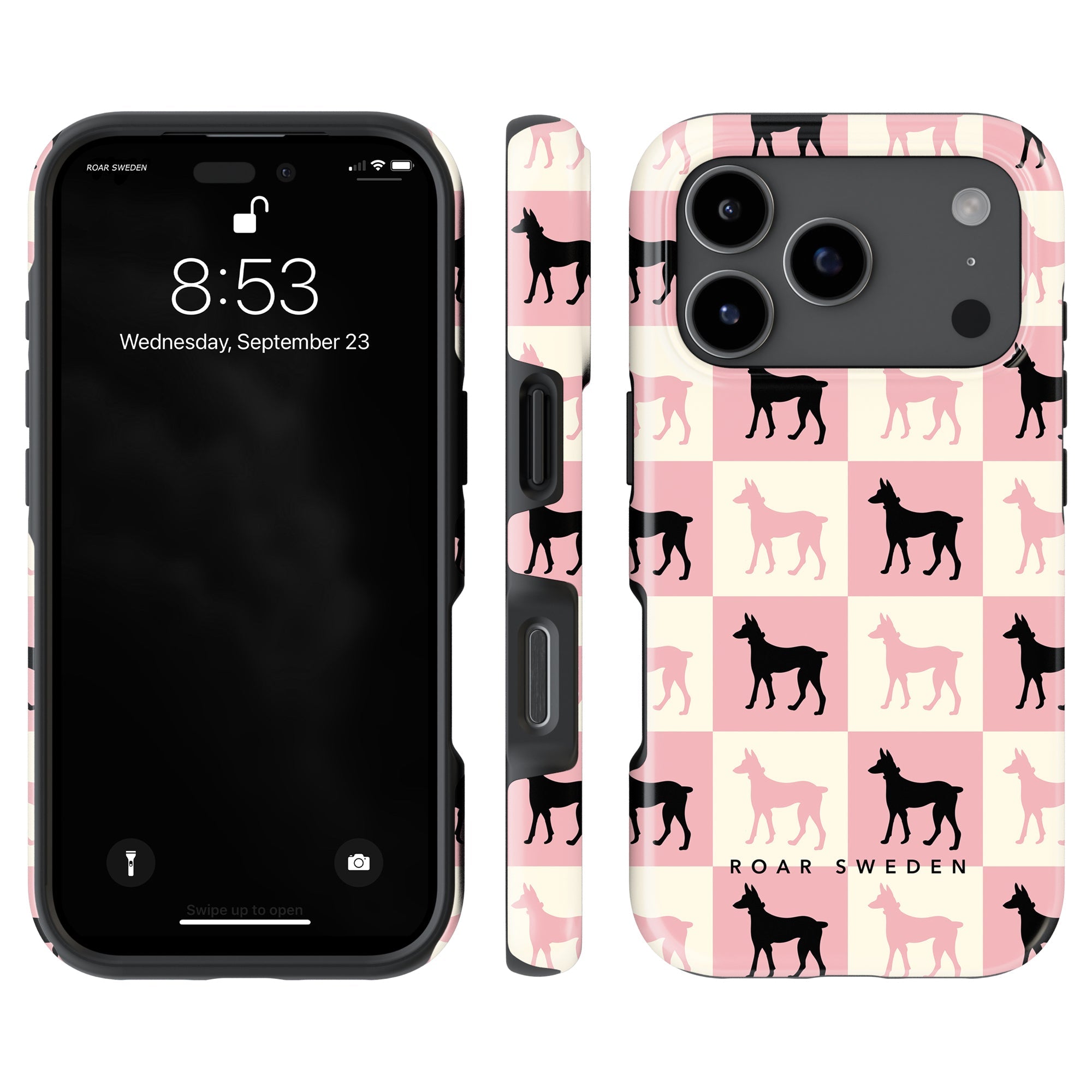 MagSafe mobilskal – Chequer Doberman