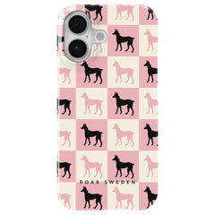 Slim mobilskal – Chequer Doberman