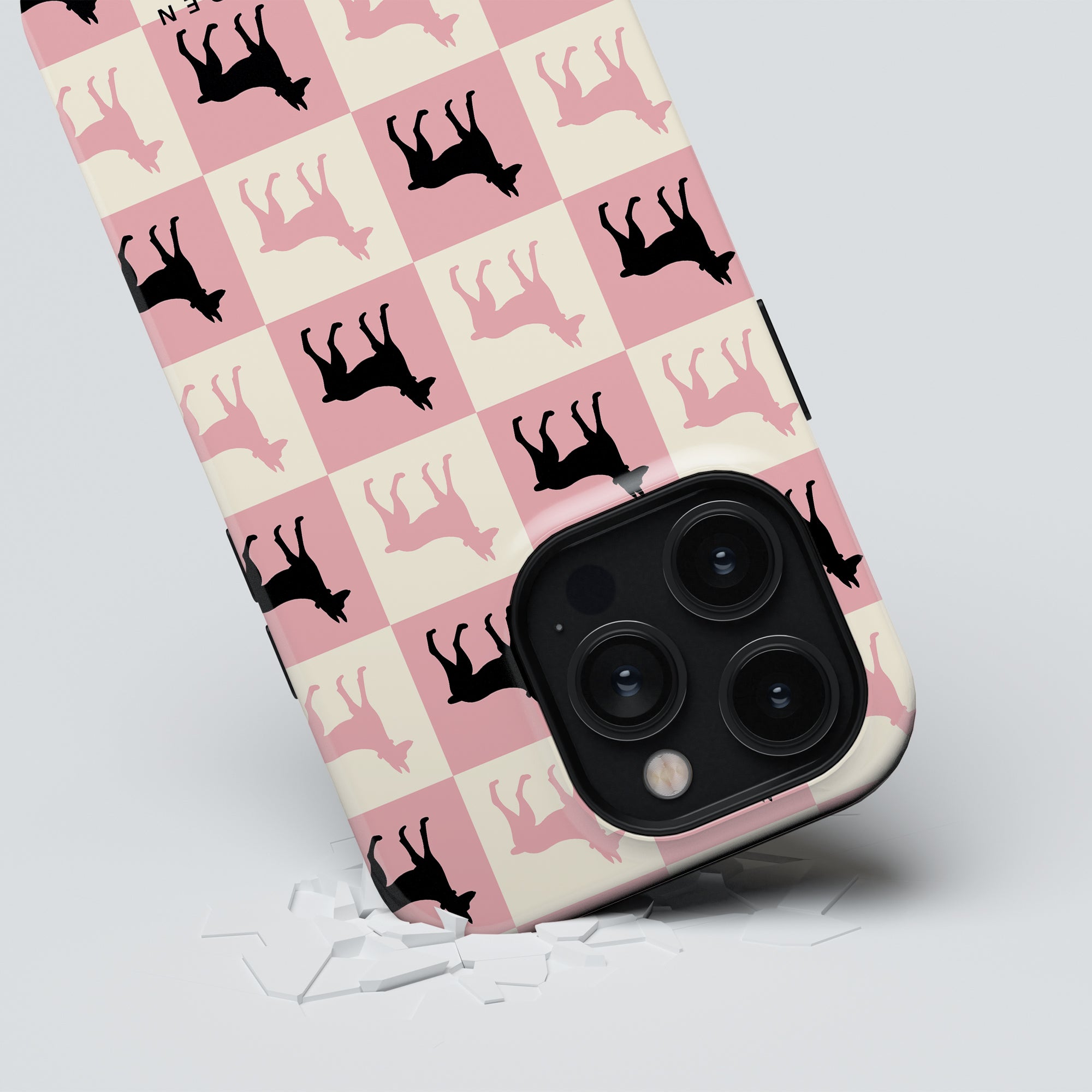 MagSafe mobilskal – Chequer Doberman