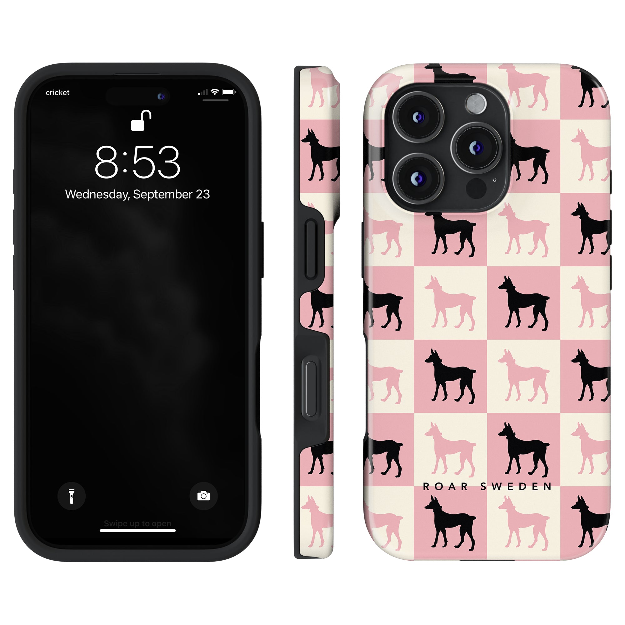 Tough mobilskal – Chequer Doberman