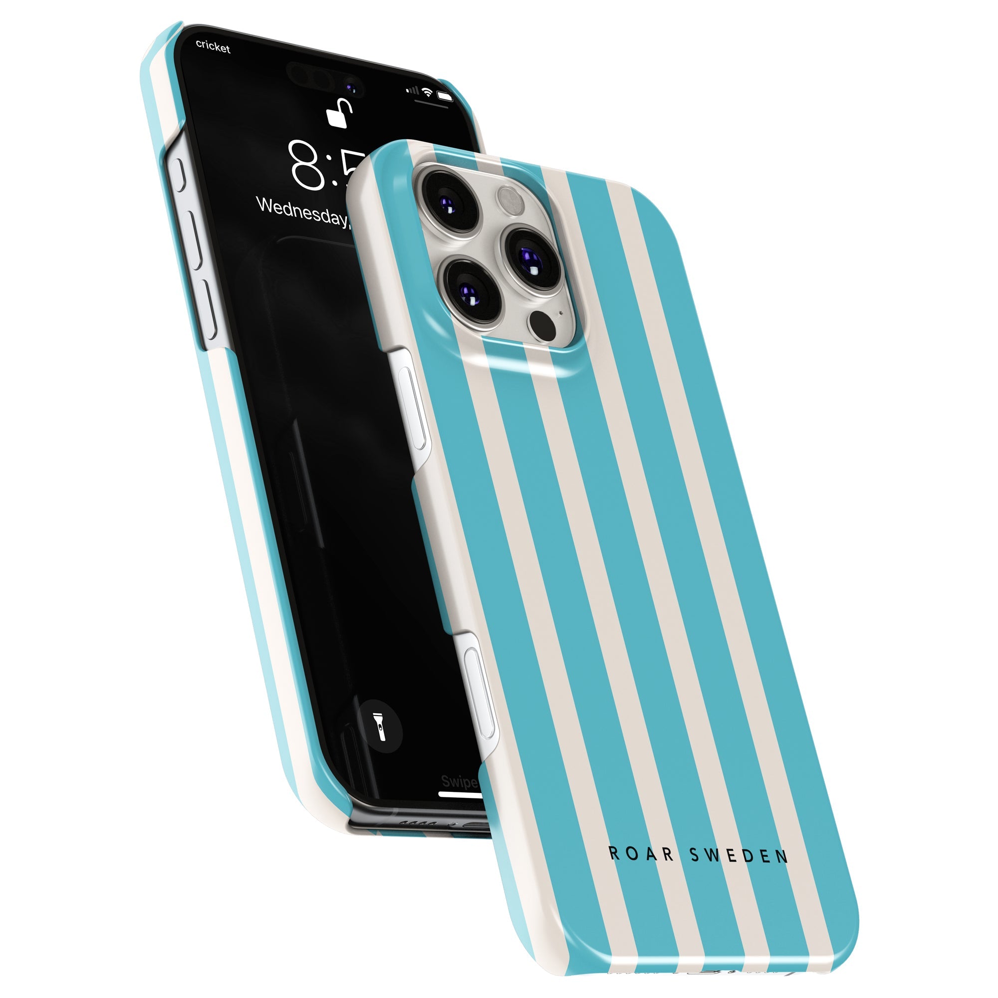 Slim mobilskal – Coastal Stripes