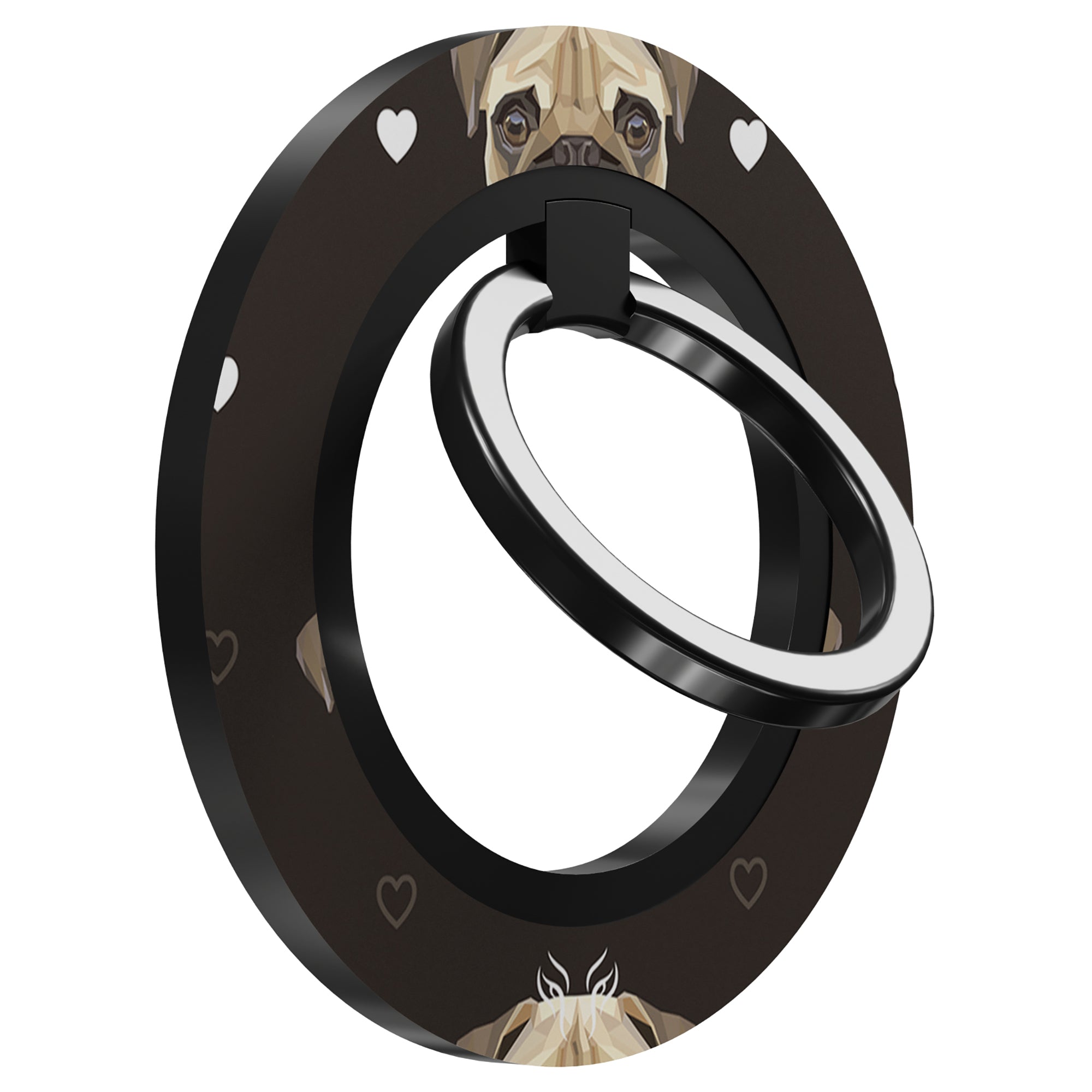 Coco Pug - Magnetring – magnetring för mobil