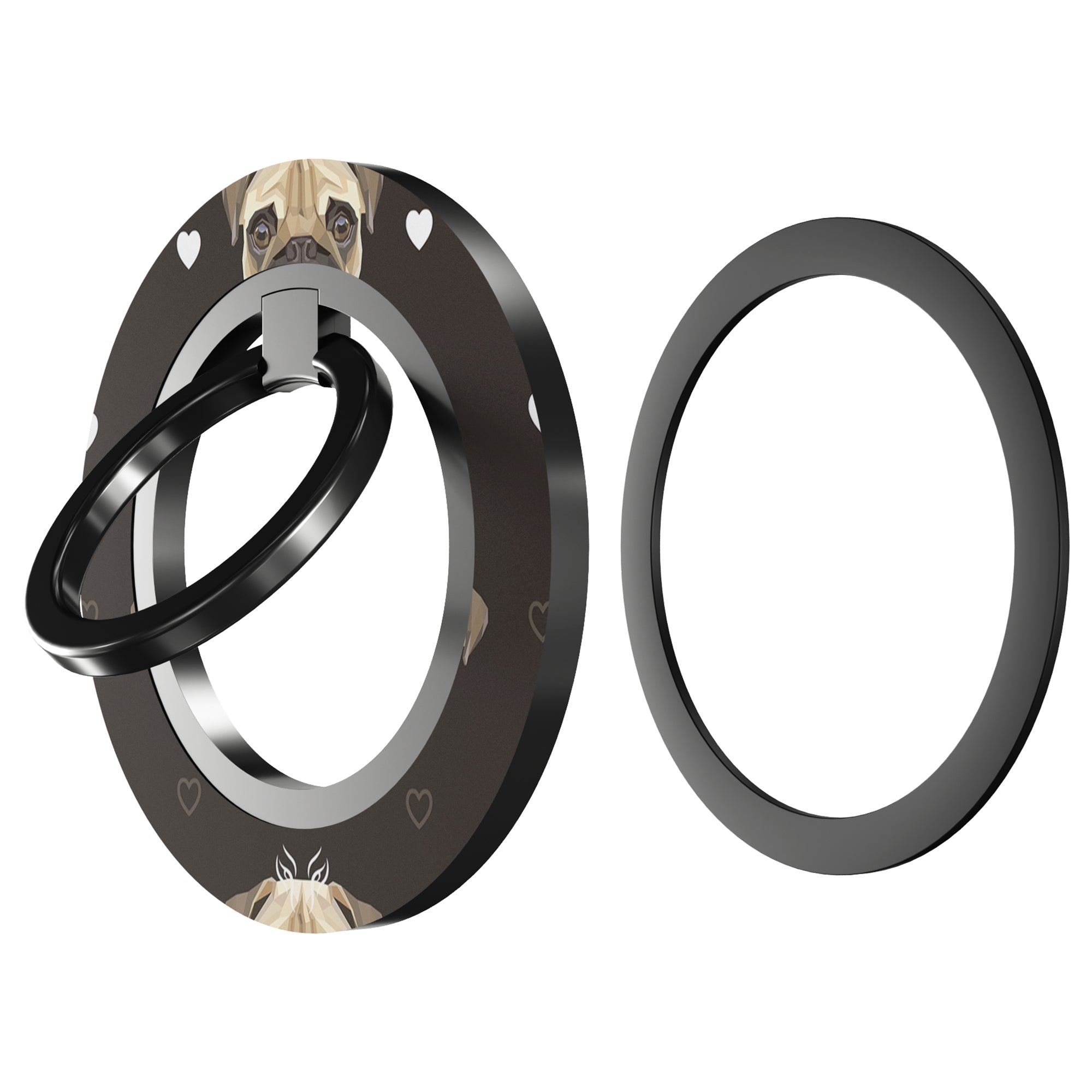 Coco Pug - Magnetring – magnetring för mobil