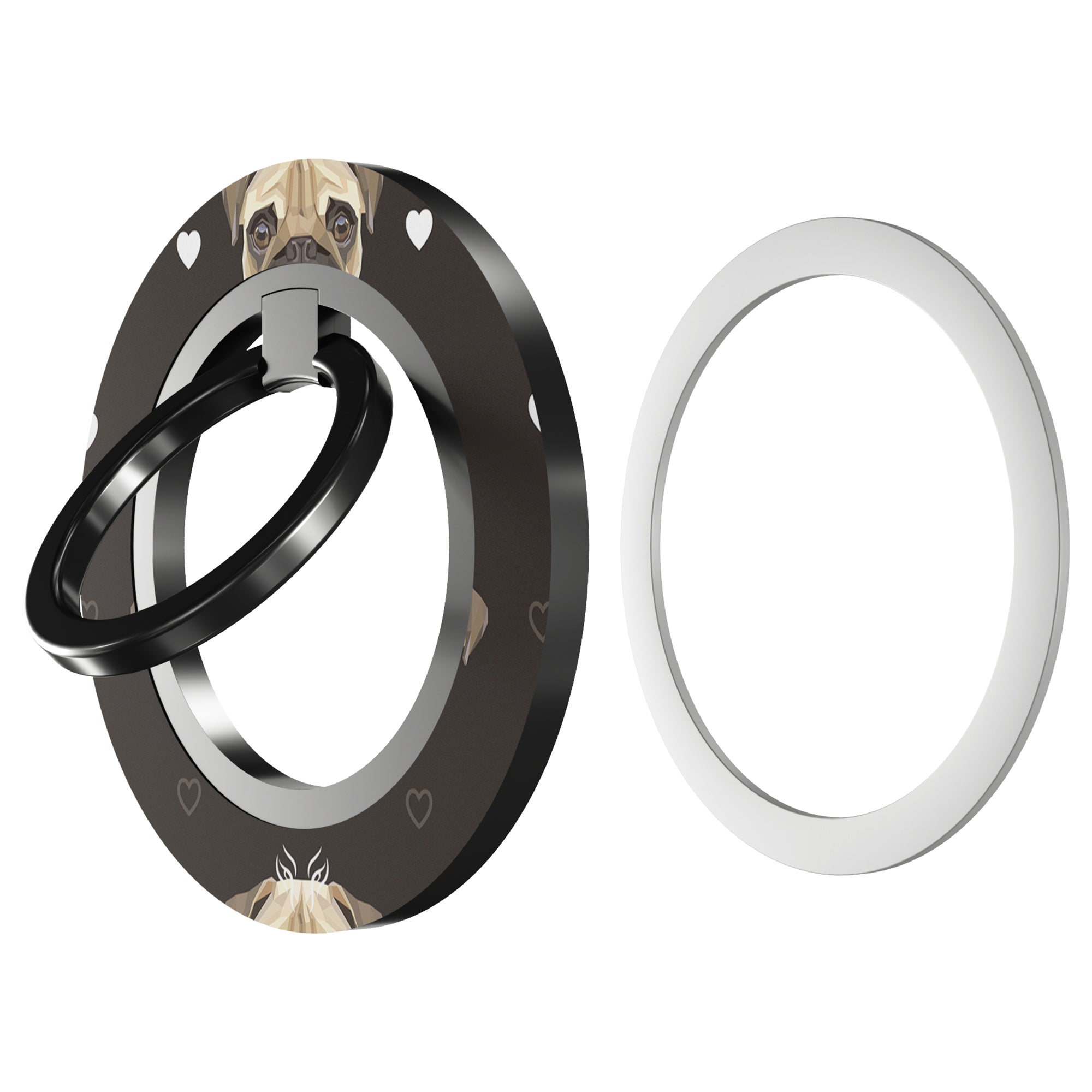 Coco Pug - Magnetring – magnetring för mobil
