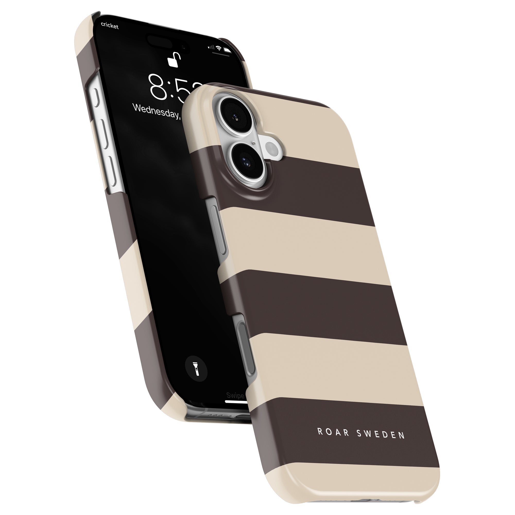 Cocoa Stripes - Slim case - Roar Sweden