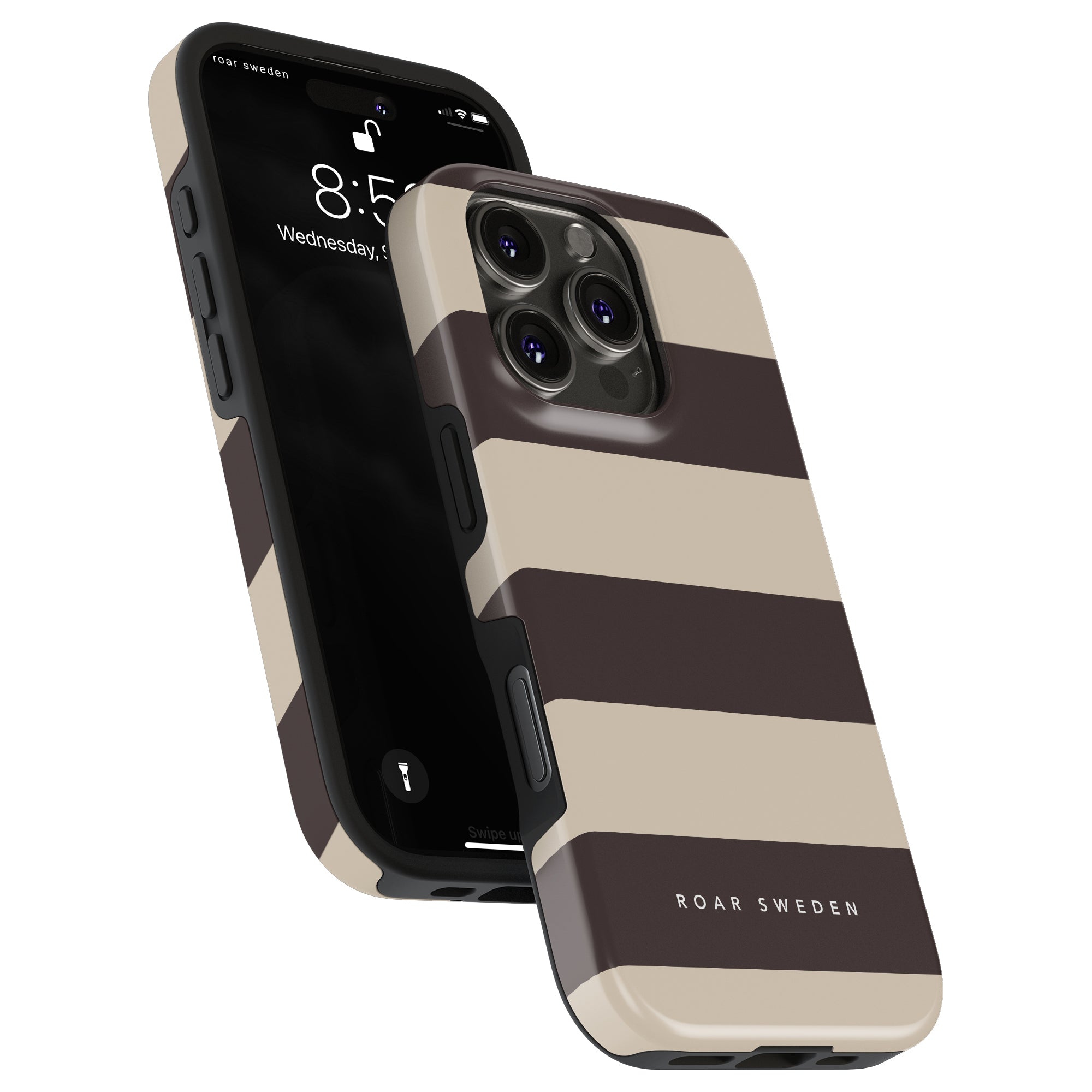 Tough mobilskal - Cocoa Stripes