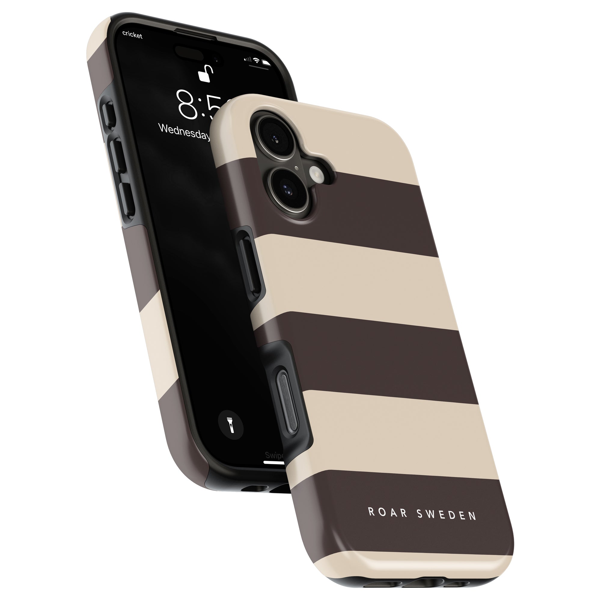 Cocoa Stripes - Tough Case - Roar Sweden
