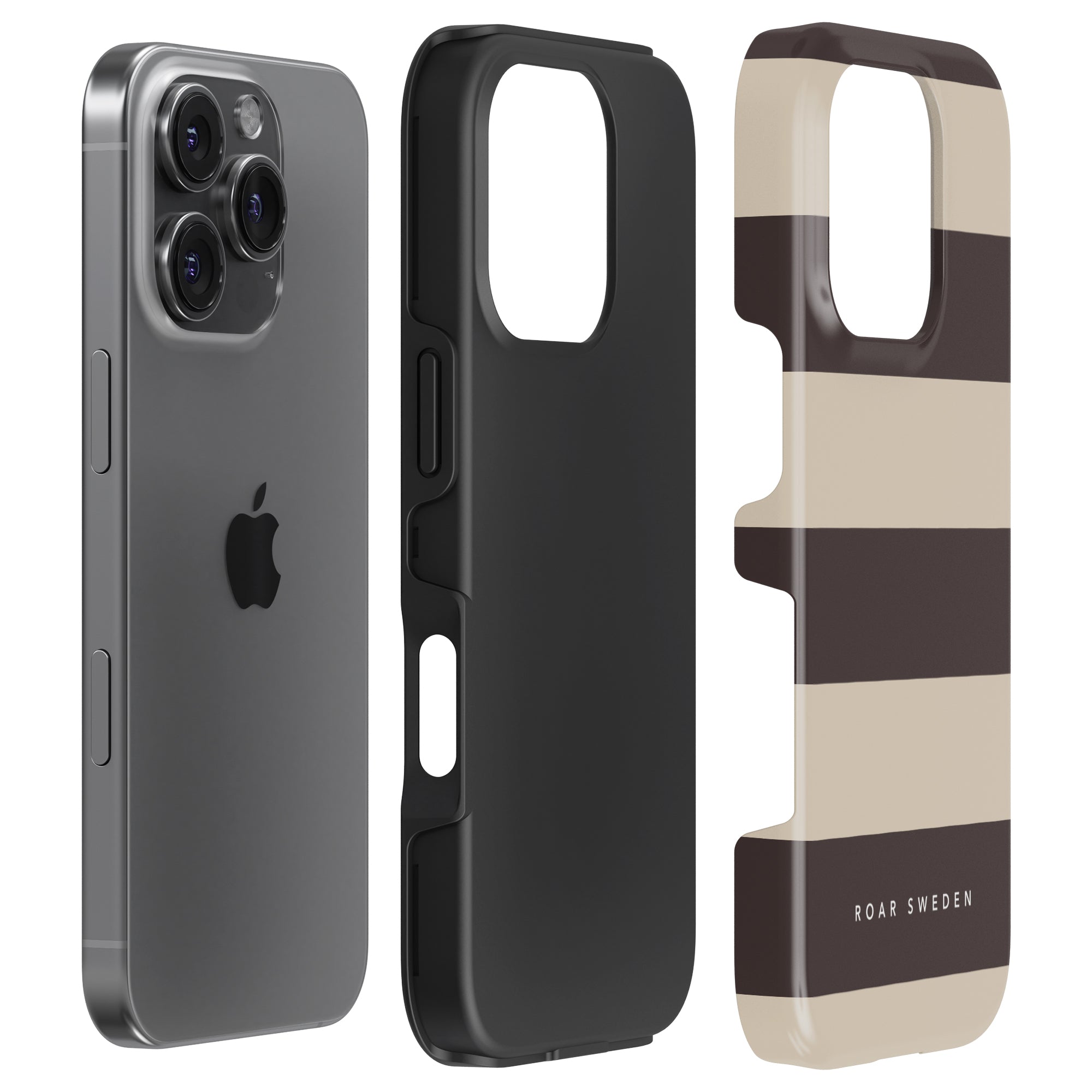 Cocoa Stripes - Tough Case - Roar Sweden