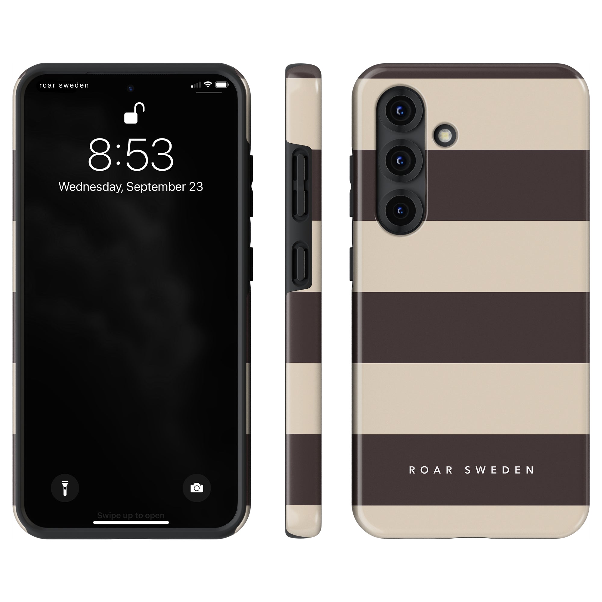 Cocoa Stripes - Tough Case - Roar Sweden