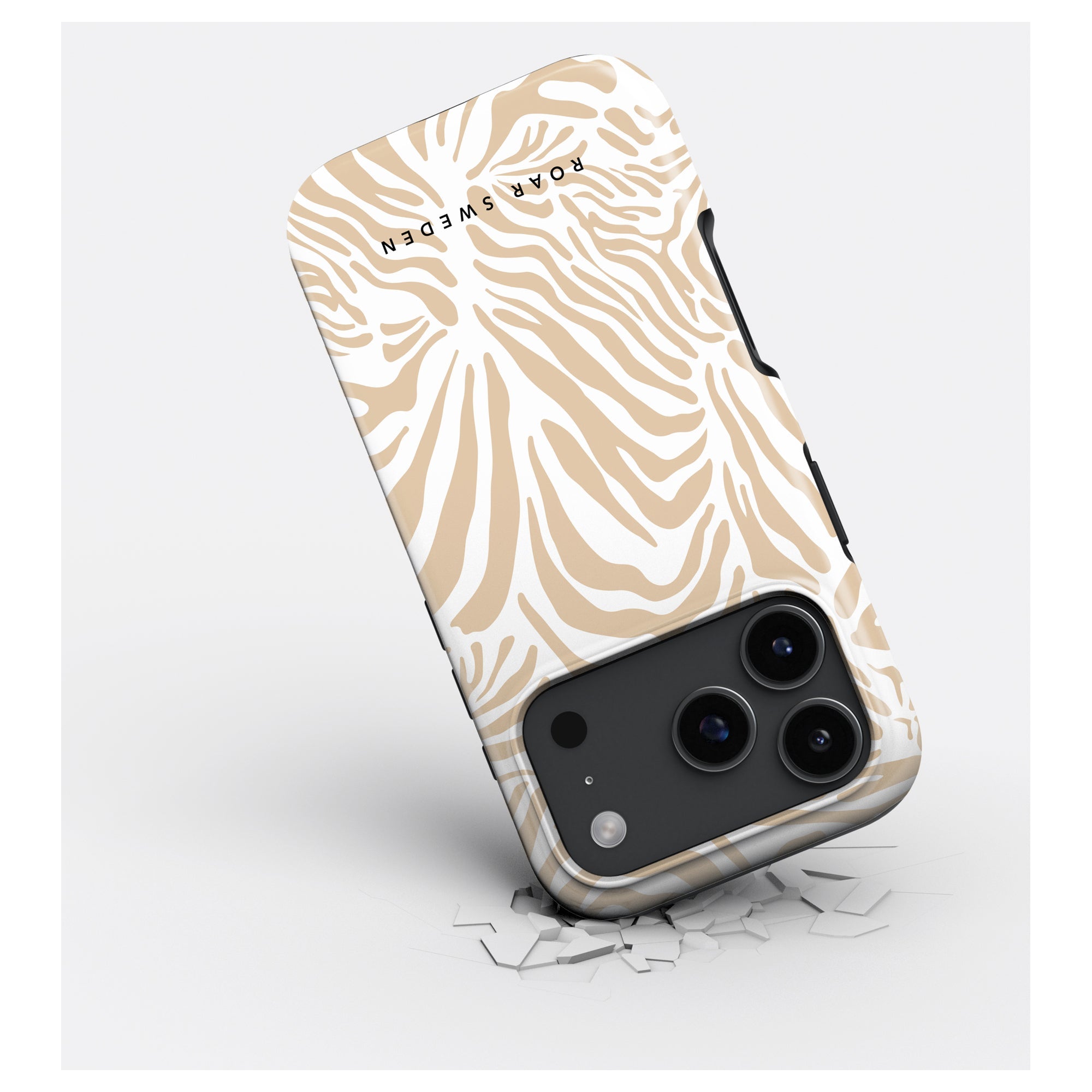 Creamy Zebra - Magsafe Tough Case - Roar Sweden