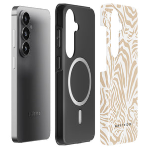 Creamy Zebra - Magnetic Tough Phone Case