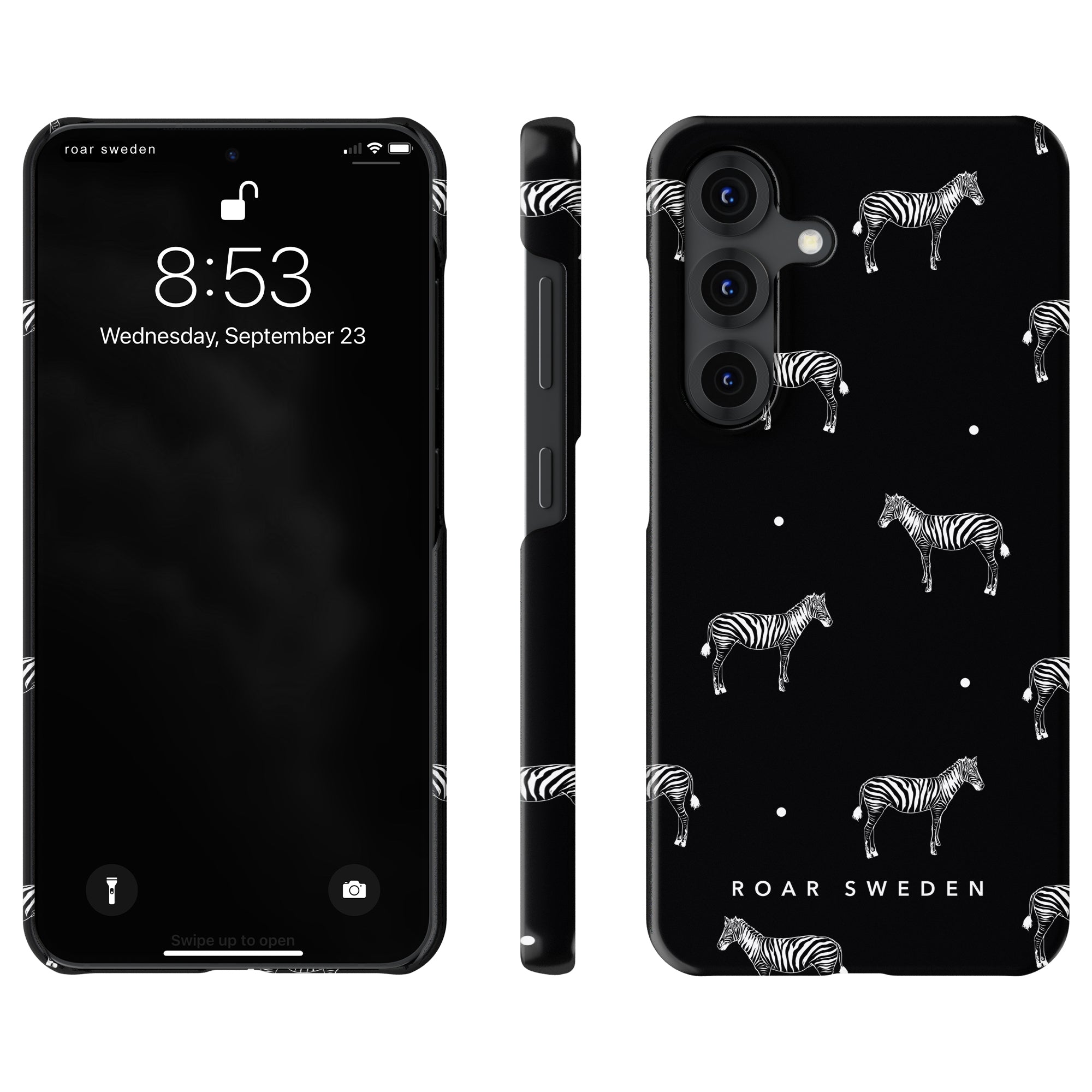 Slim mobilskal – Dotted Zebra