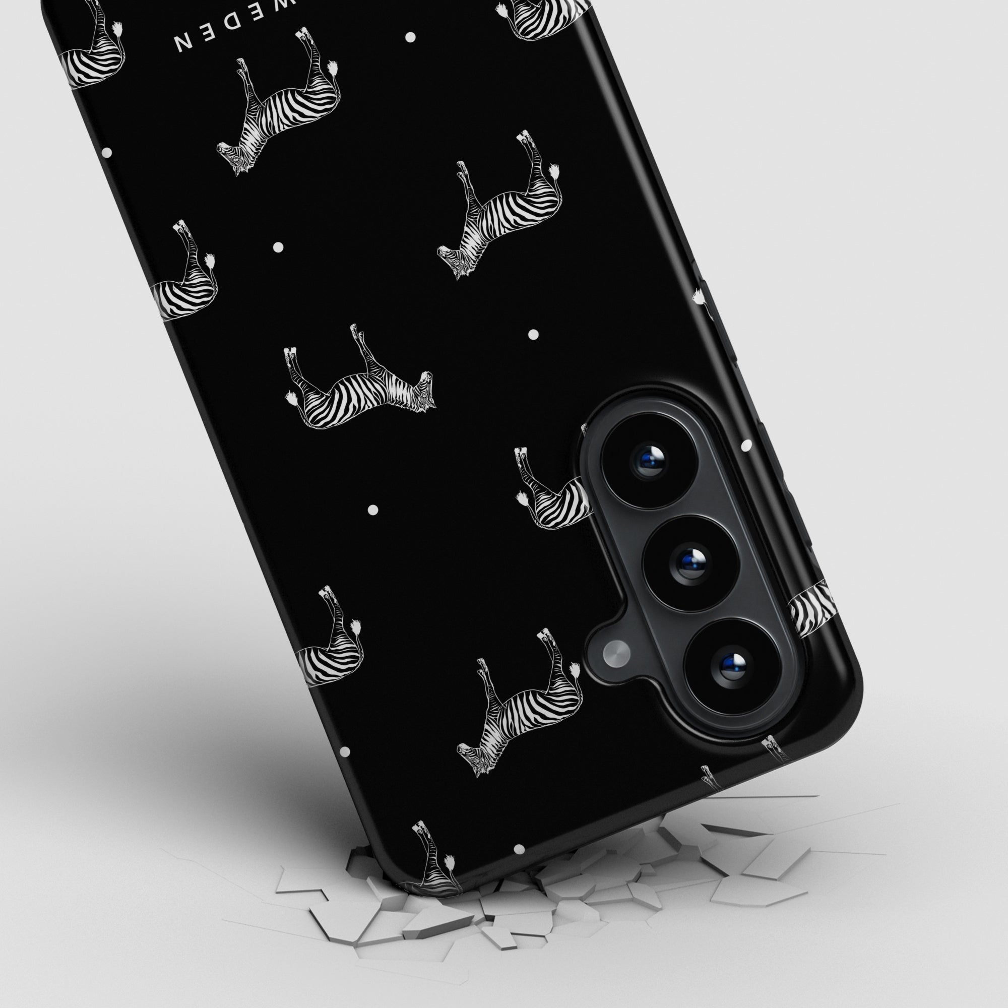Tough mobilskal – Dotted Zebra