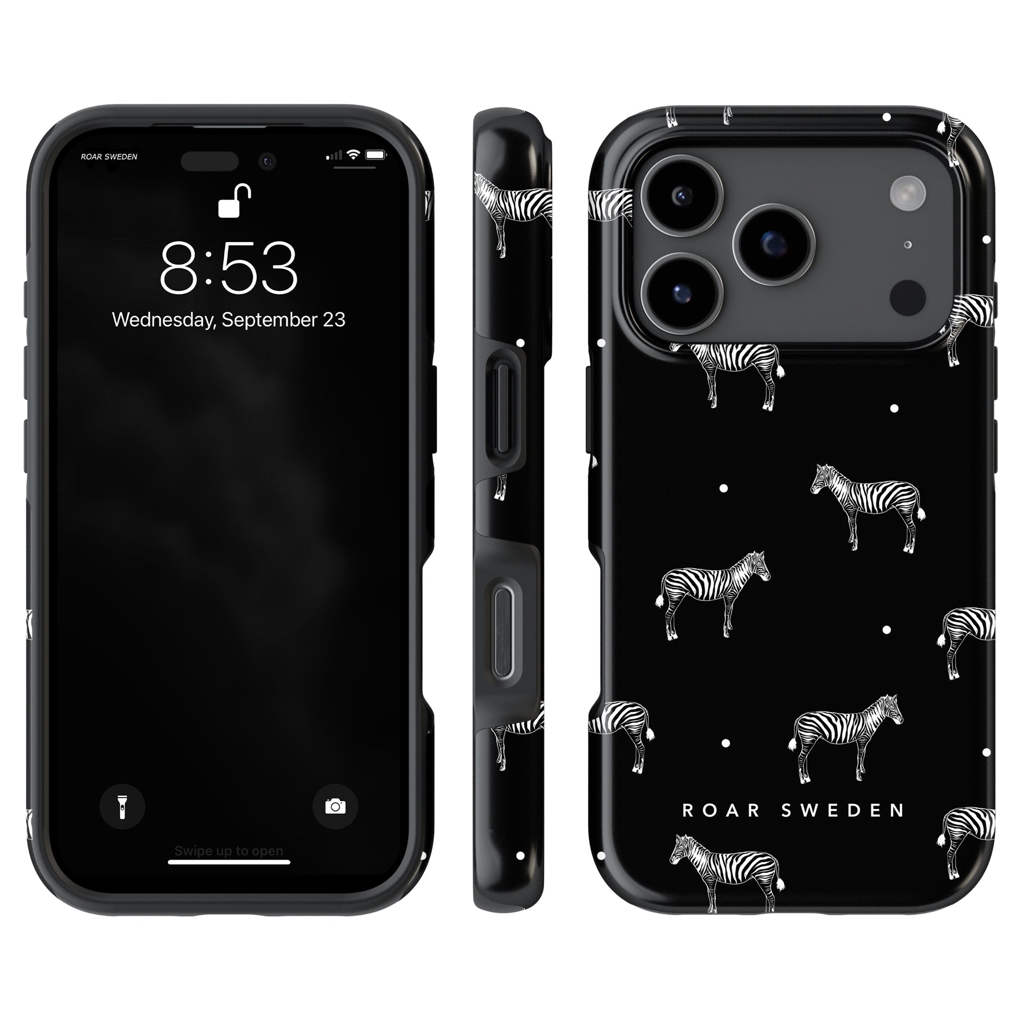 Tough mobilskal – Dotted Zebra