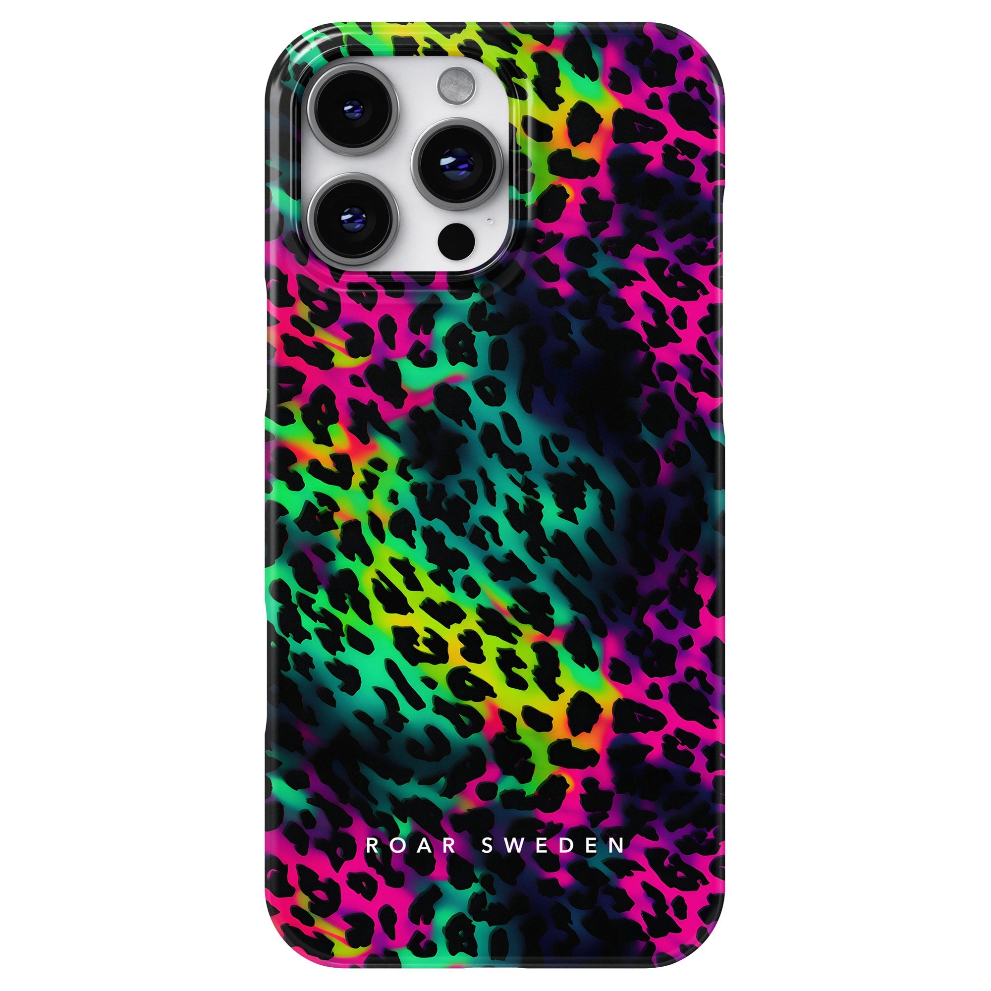 Slim mobilskal – Electric Leopard