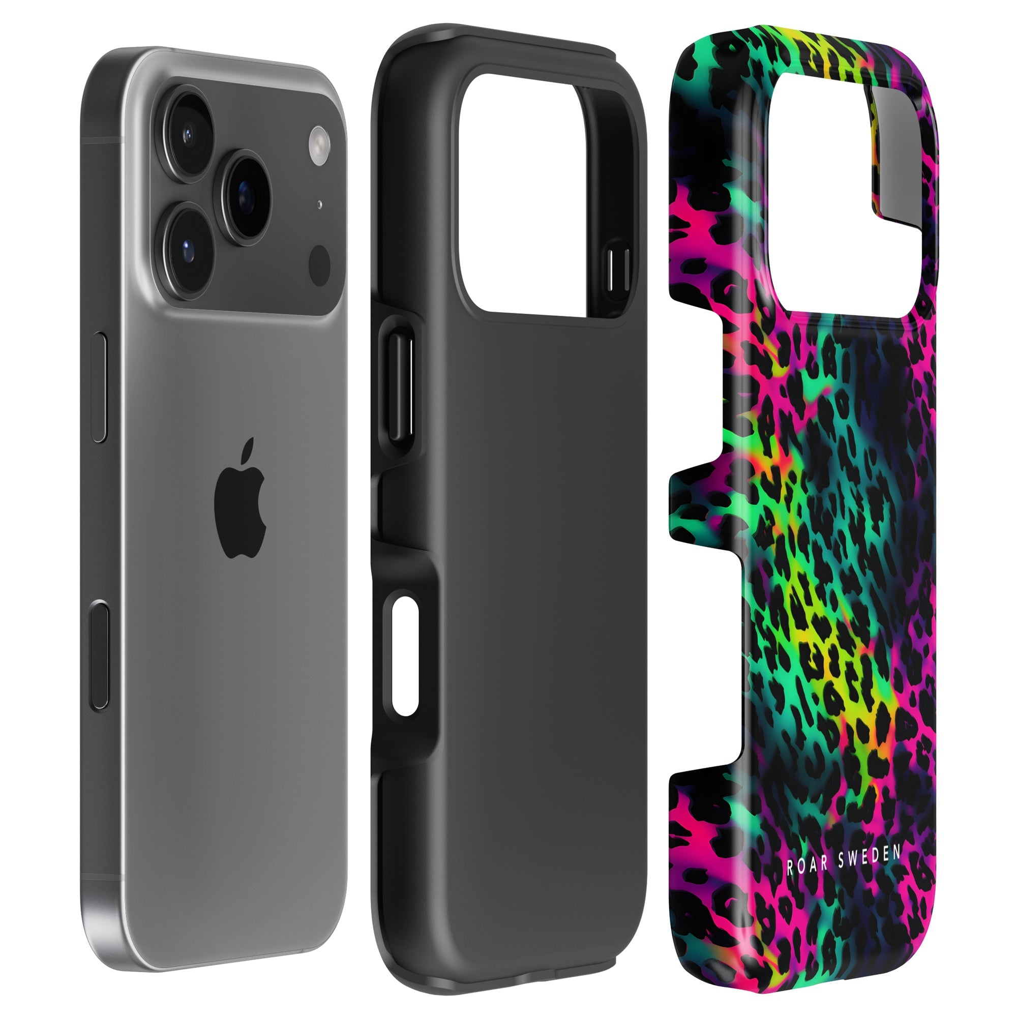 Tough mobilskal – Electric Leopard