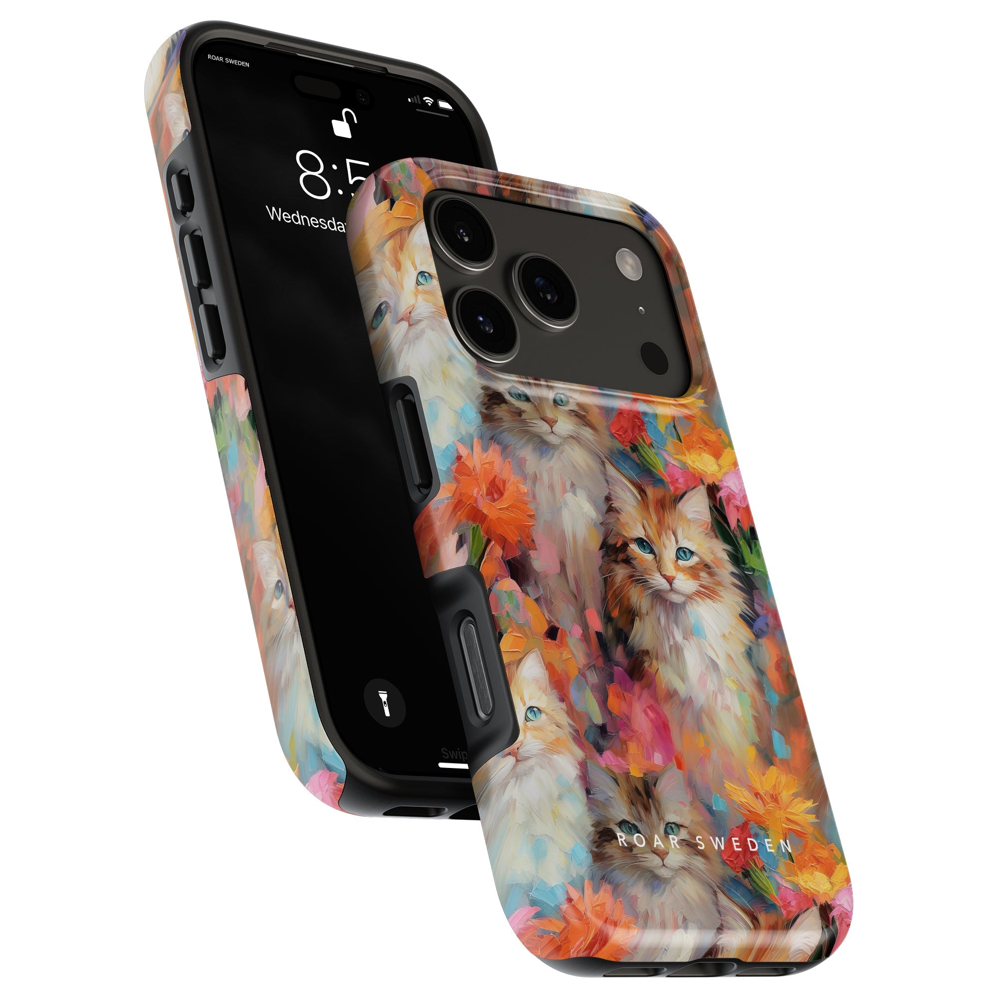 Kitty Tough mobilskal – Flower Kitty