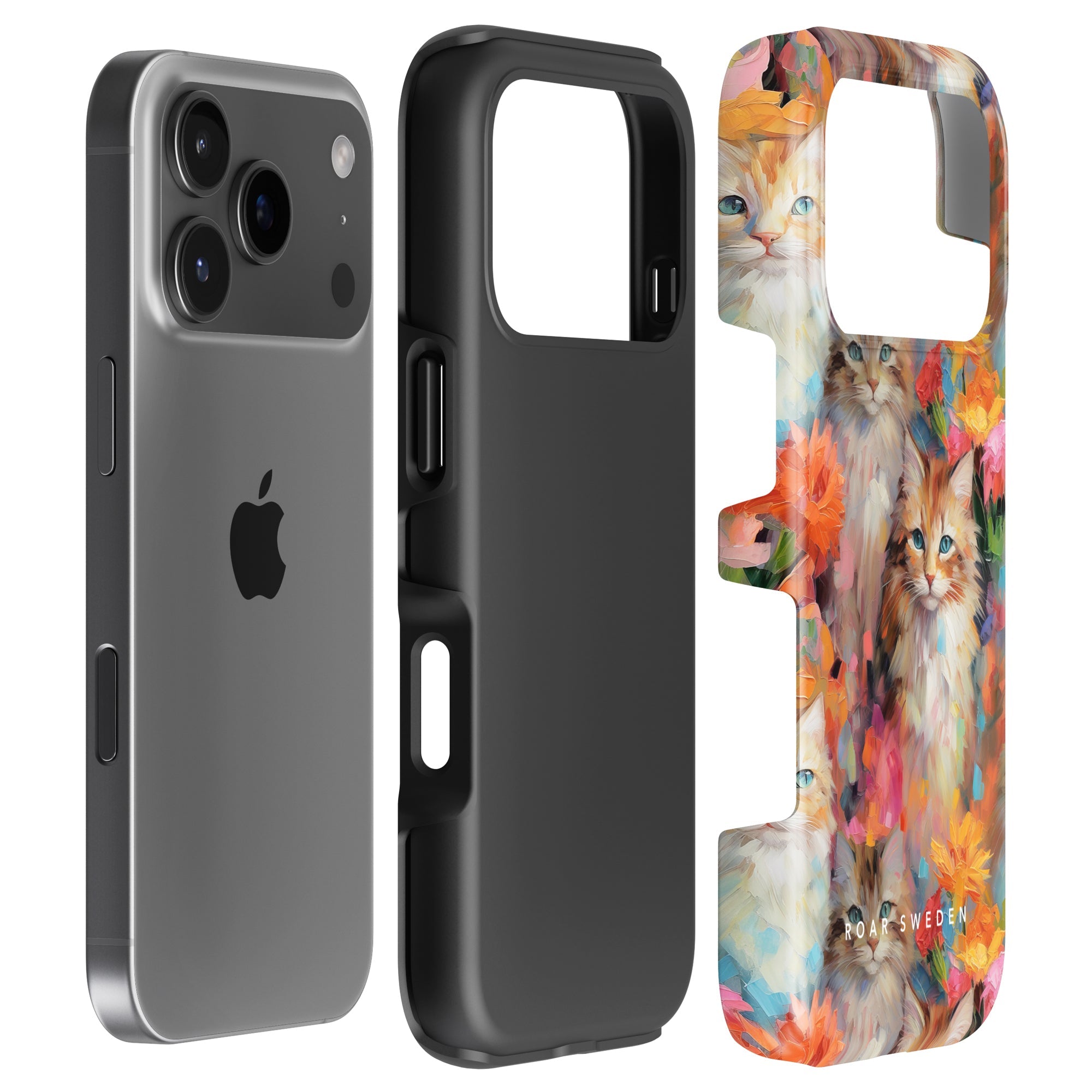 Kitty Tough mobilskal – Flower Kitty
