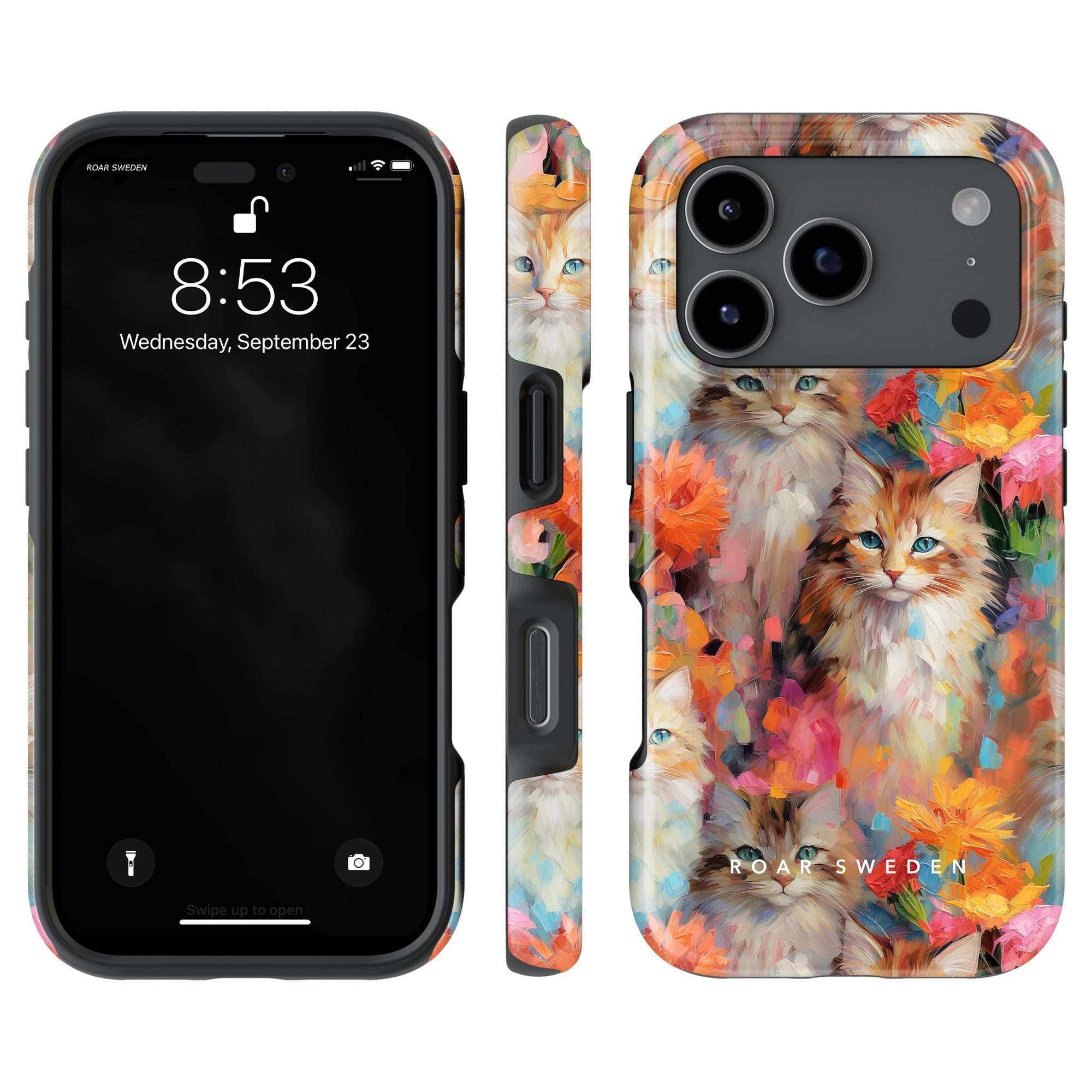 Kitty Tough mobilskal – Flower Kitty